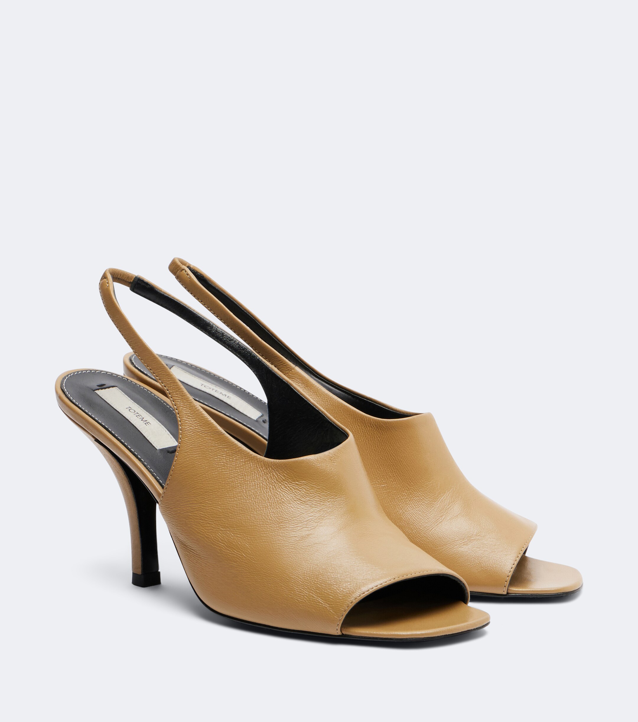 TOTEME Toteme Contour leather slingback sandals