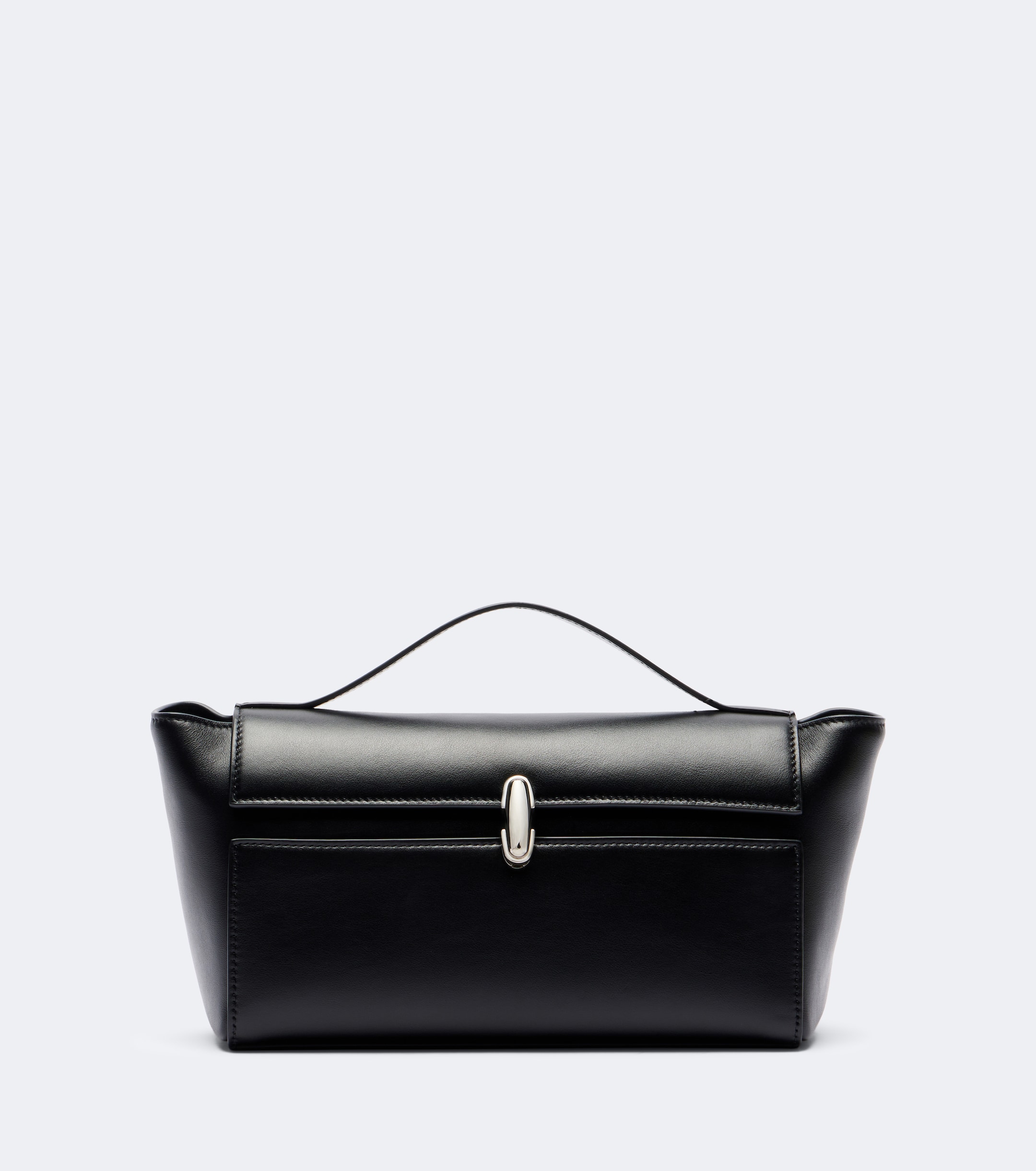 Savette Symmetry Trapeze leather clutch