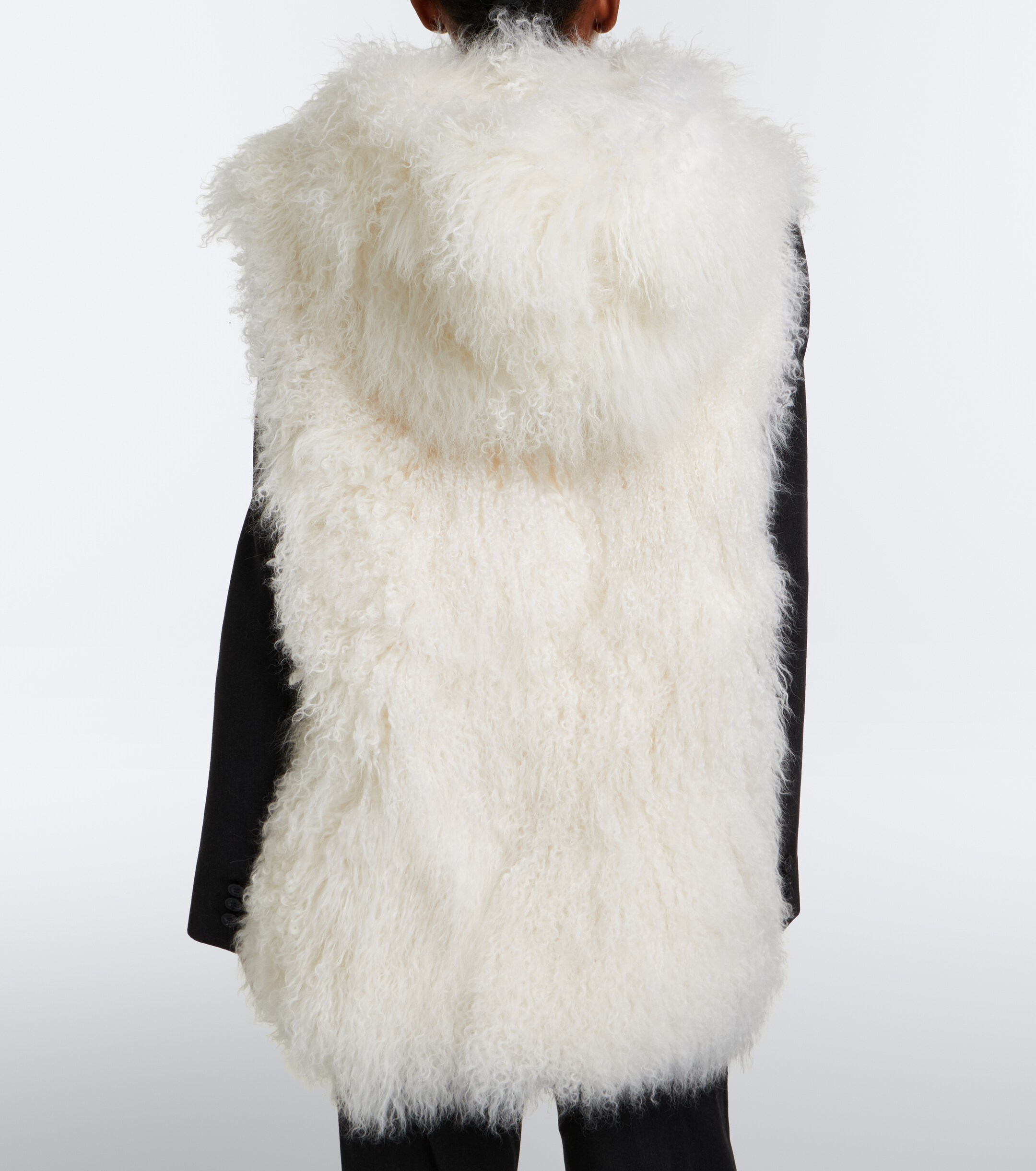 Yves Salomon Yves Salomon Hooded shearling vest