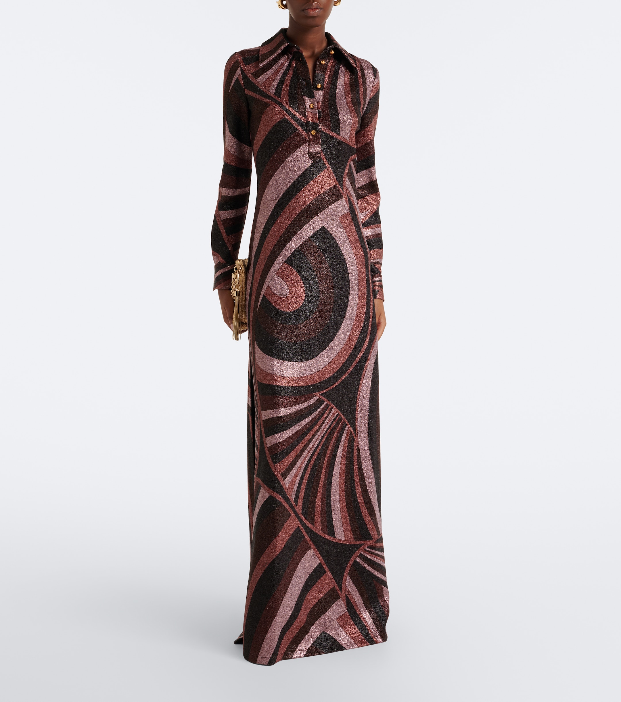 Pucci Pucci Iride Lurex jersey gown