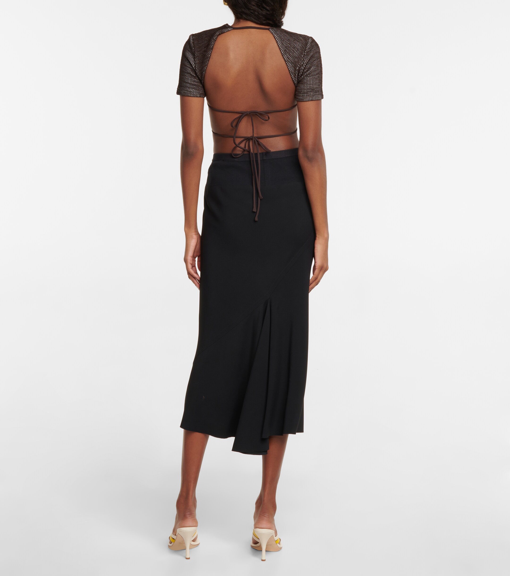 Christopher Esber Open-back crop top