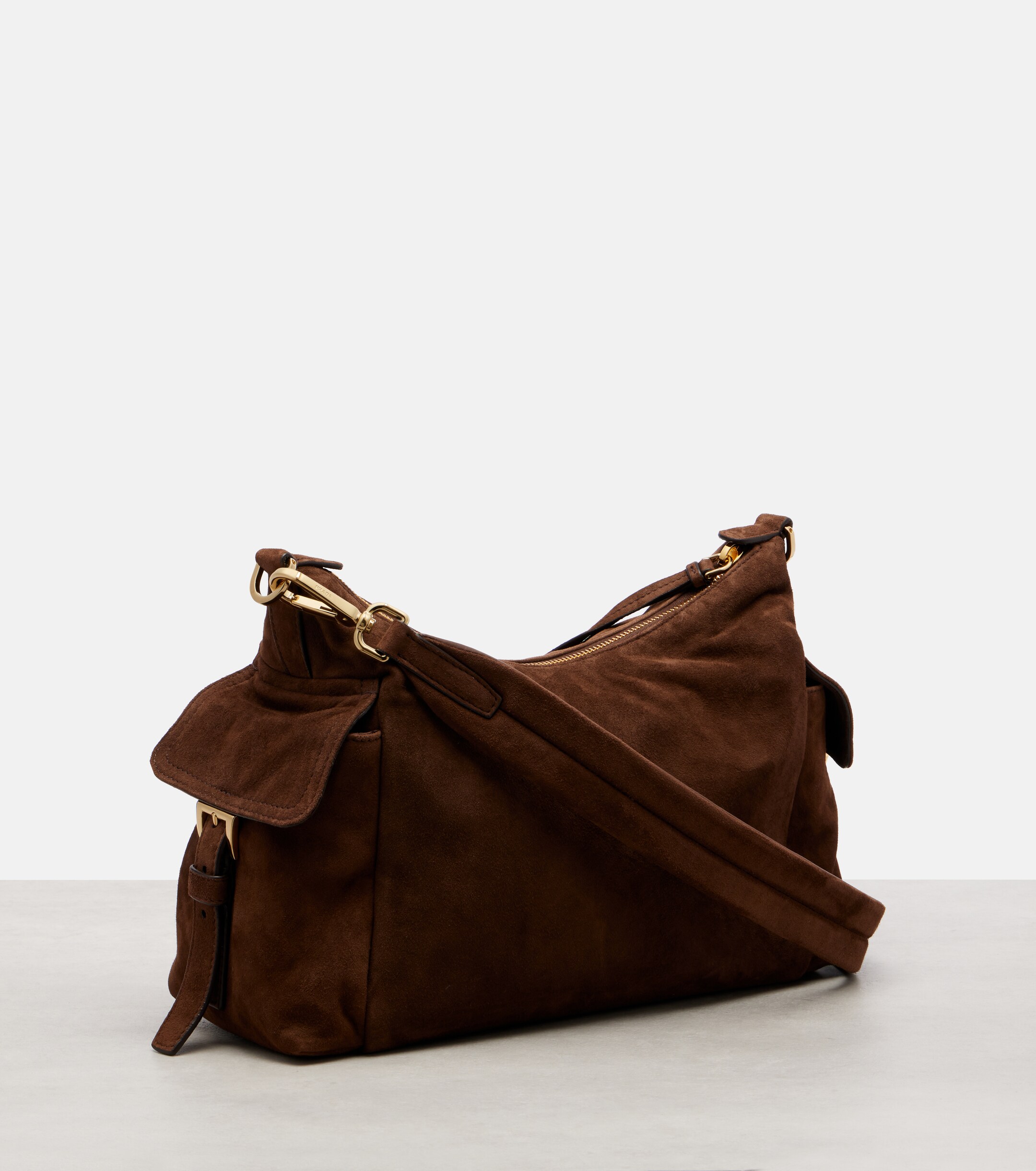 Prada Prada Explore Large suede shoulder bag