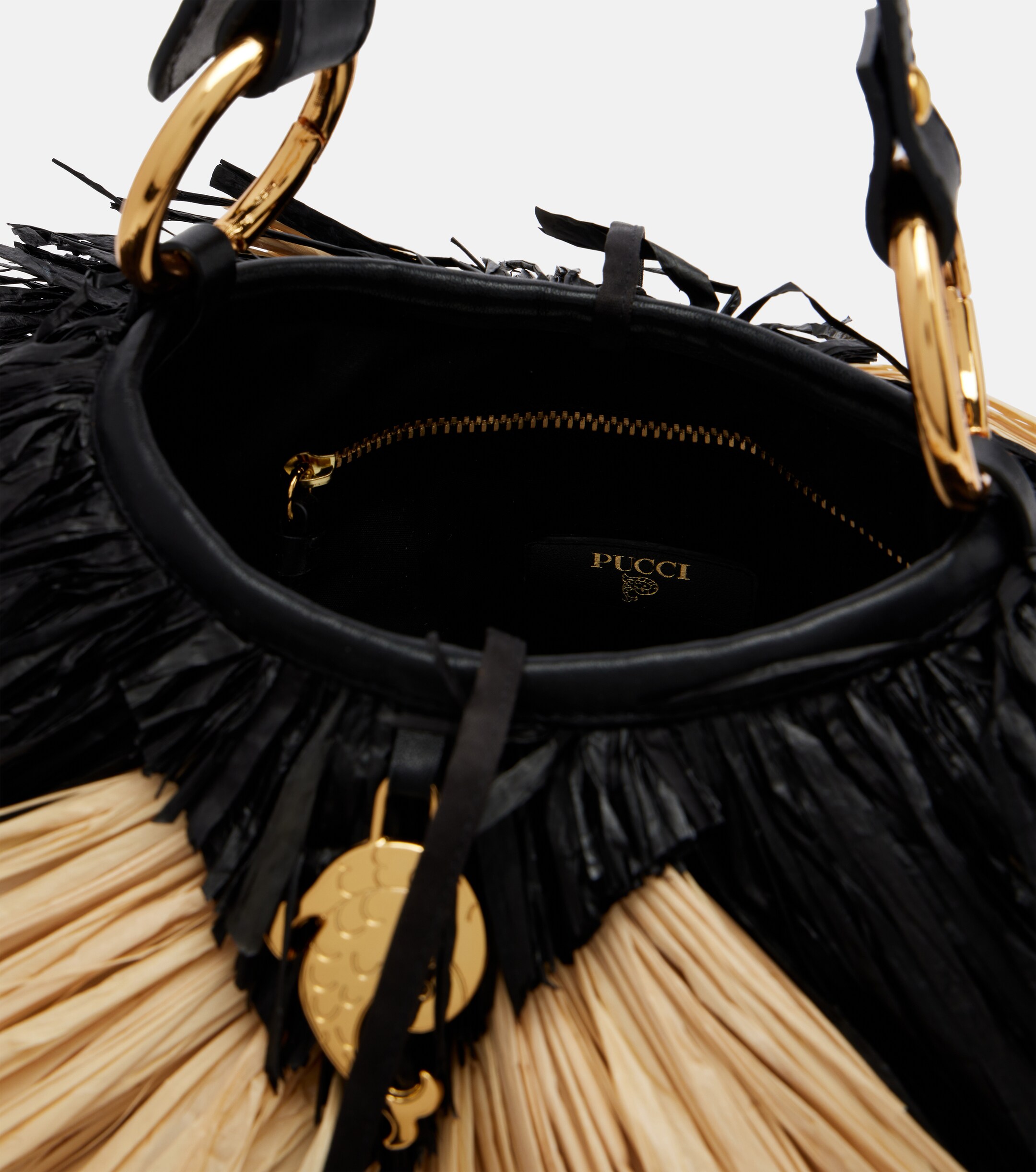 Pucci Capriccio raffia basket bag