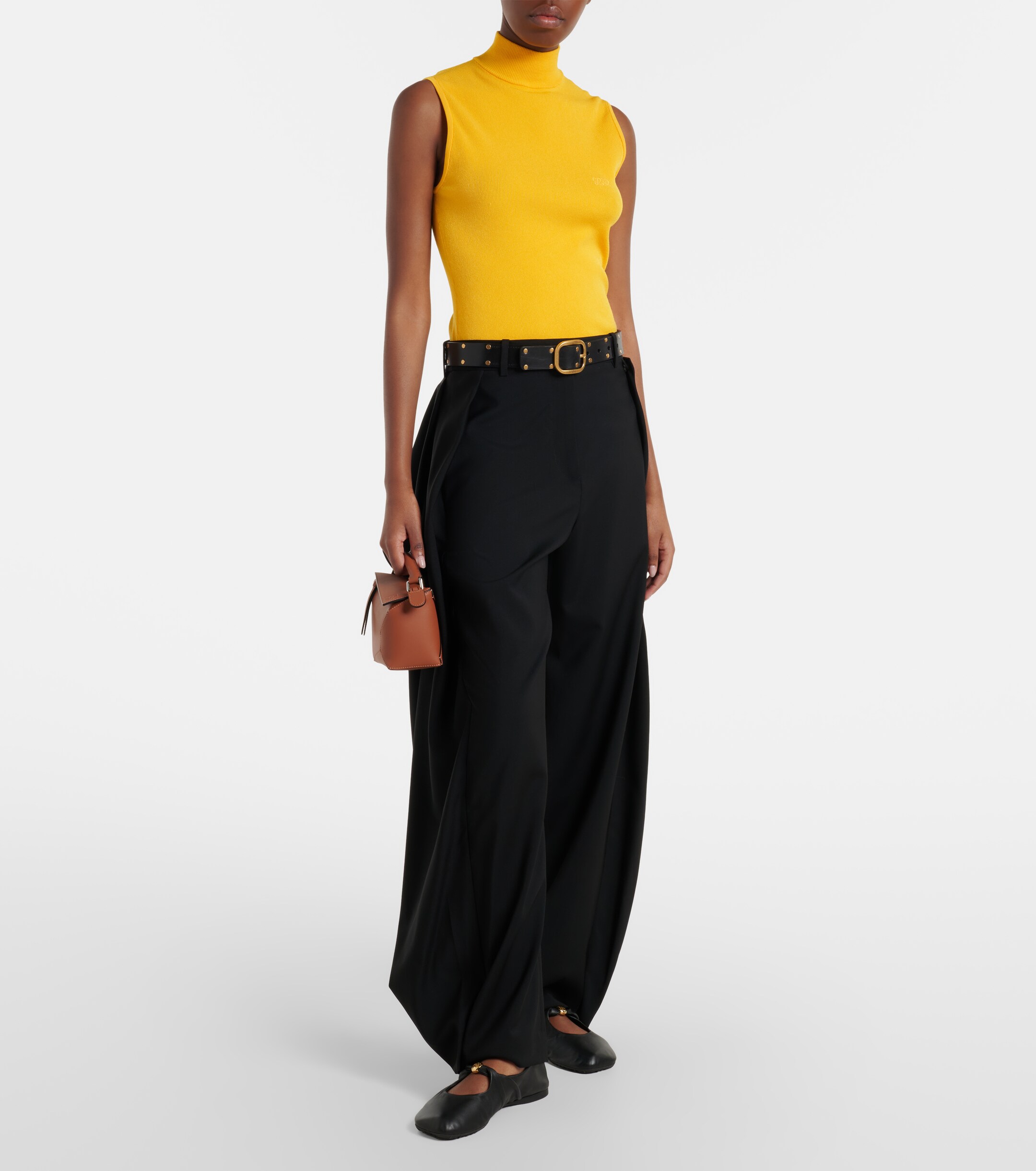 Loewe Loewe Puzzle Edge Mini leather top-handle bag
