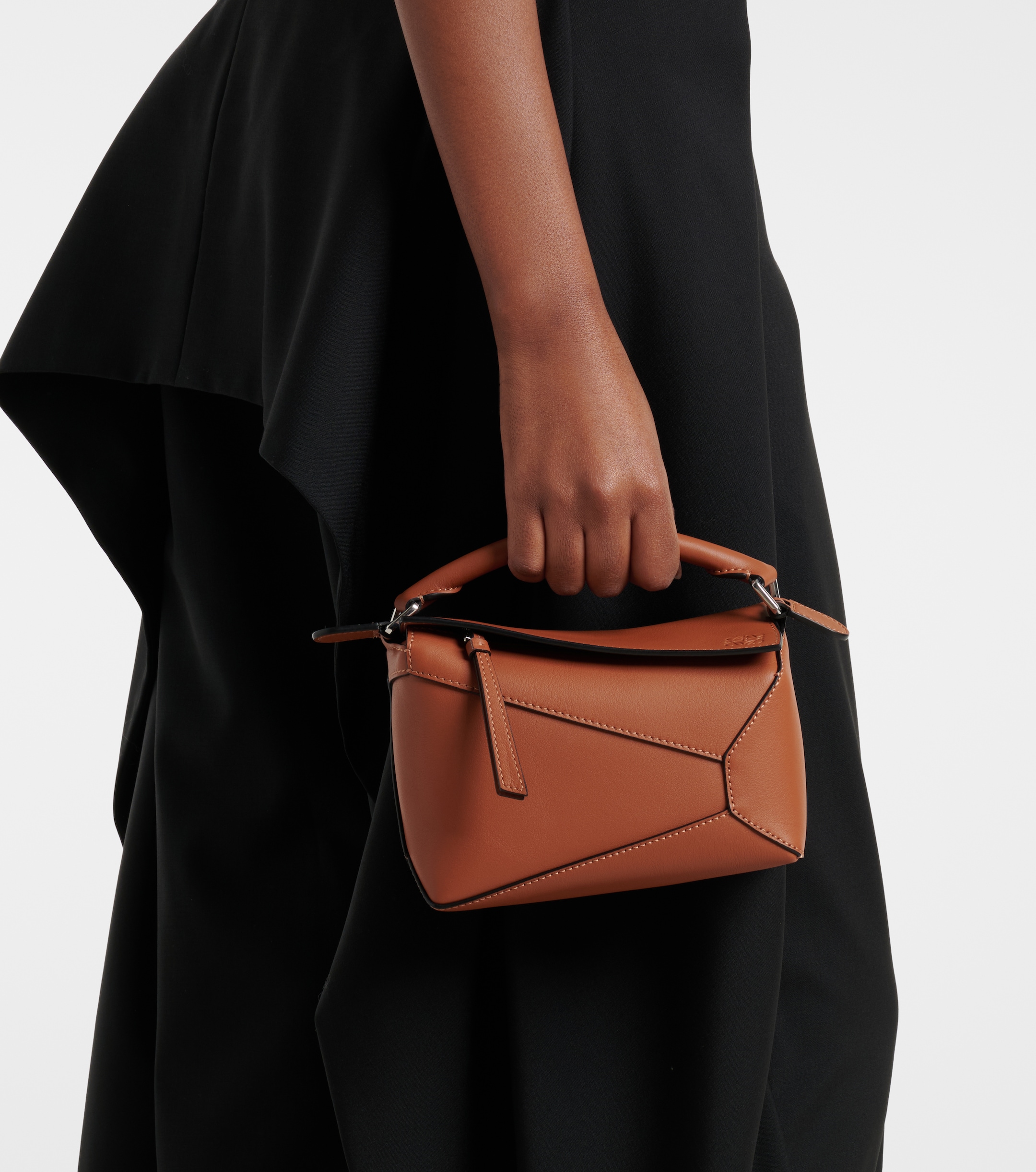 Loewe Loewe Puzzle Edge Mini leather top-handle bag