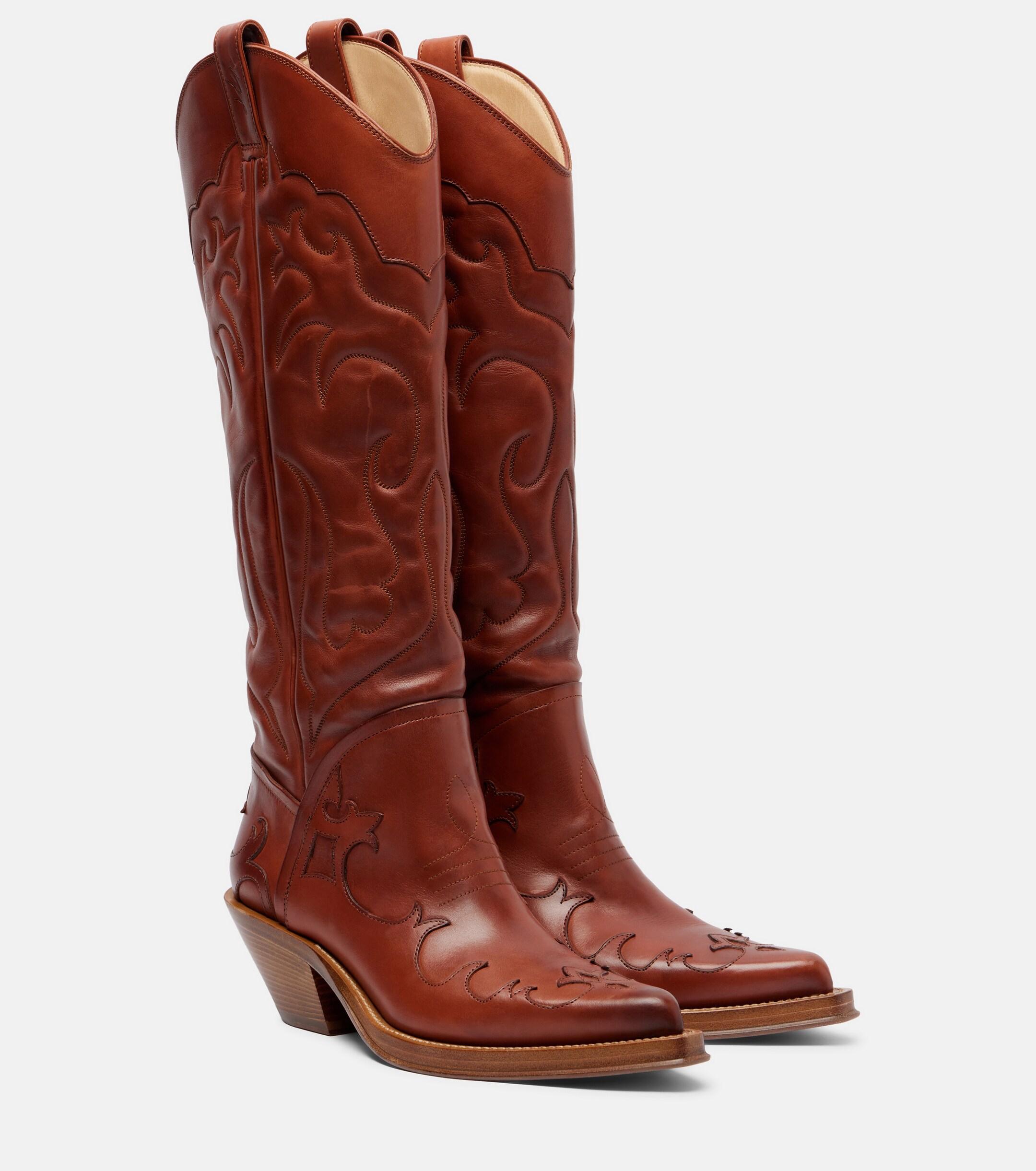 Gabriela Hearst Gabriela Hearst Capitana leather cowboy boots