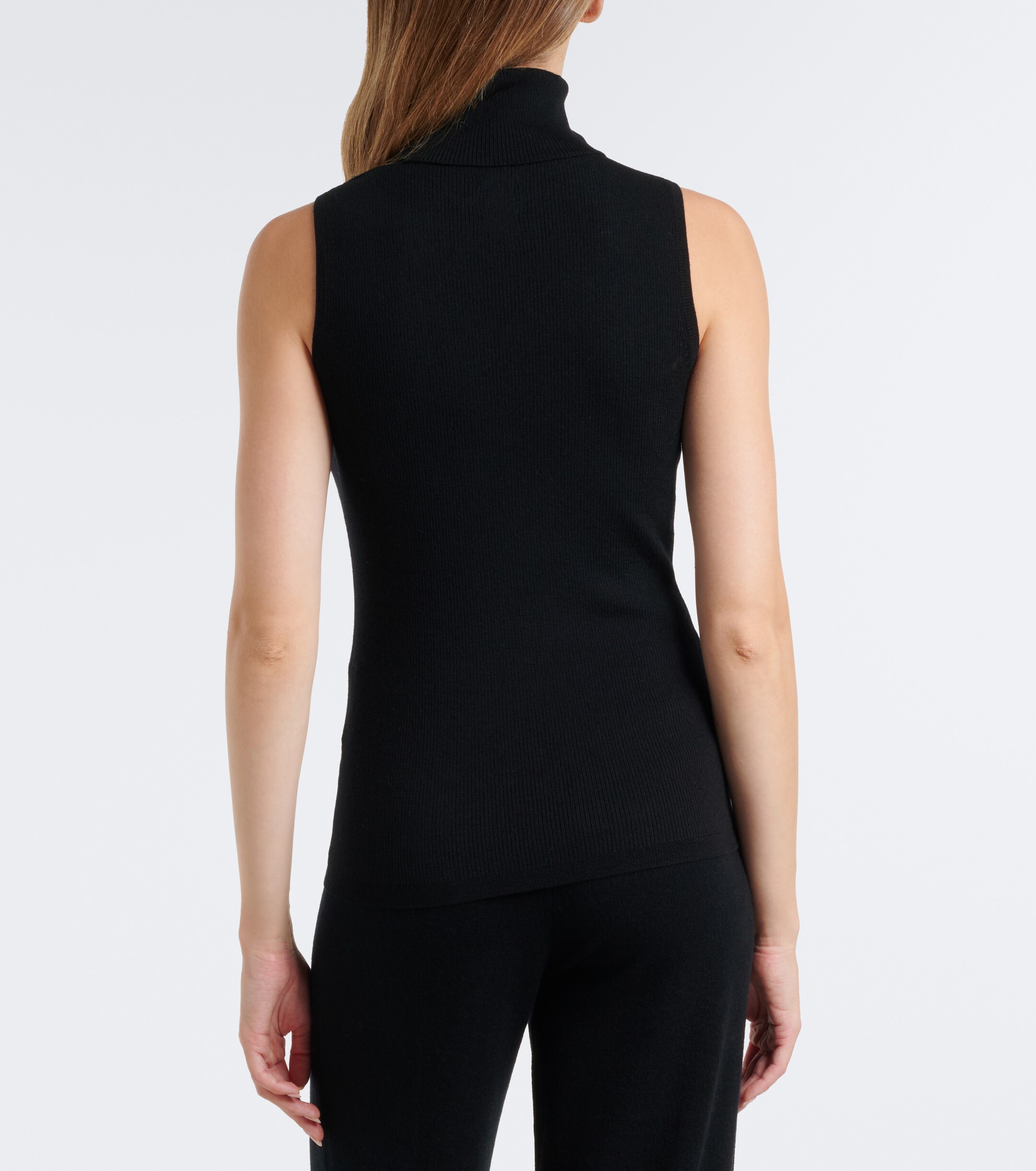 Jardin des Orangers Jardin des Orangers Ribbed-knit virgin wool turtleneck top
