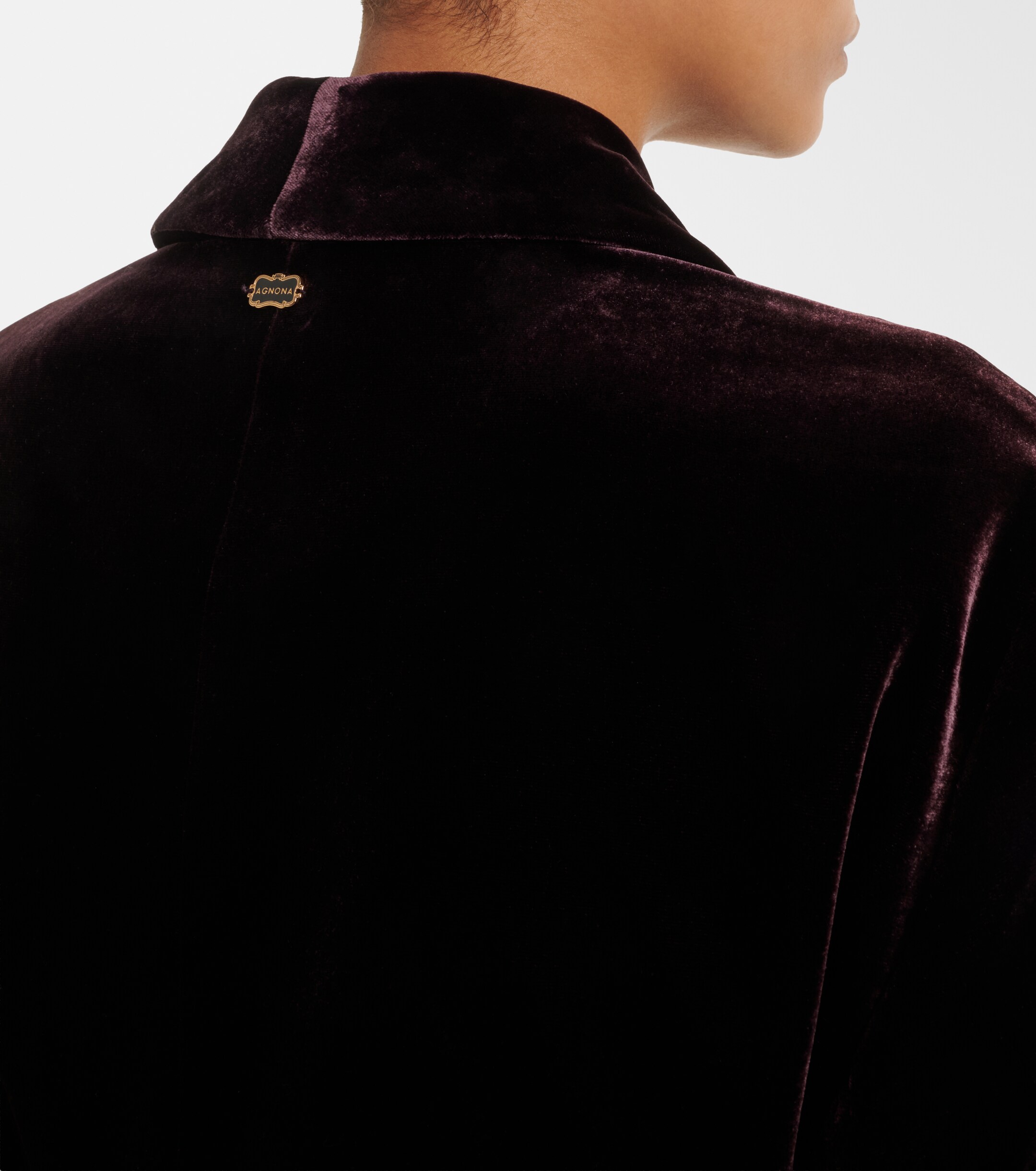 AGNONA Agnona Belted double-breasted velvet blazer