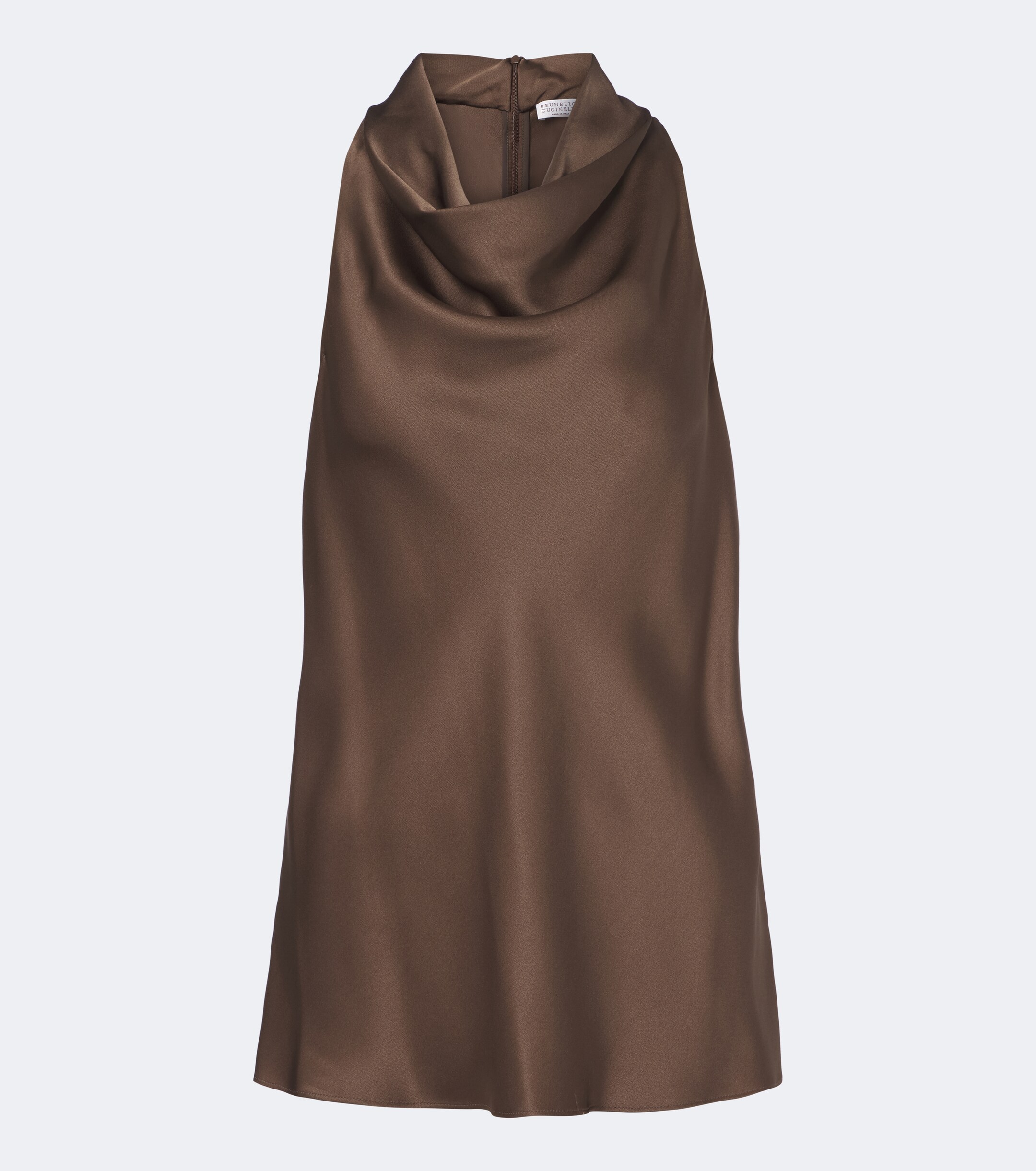 Brunello Cucinelli Brunello Cucinelli Draped silk top