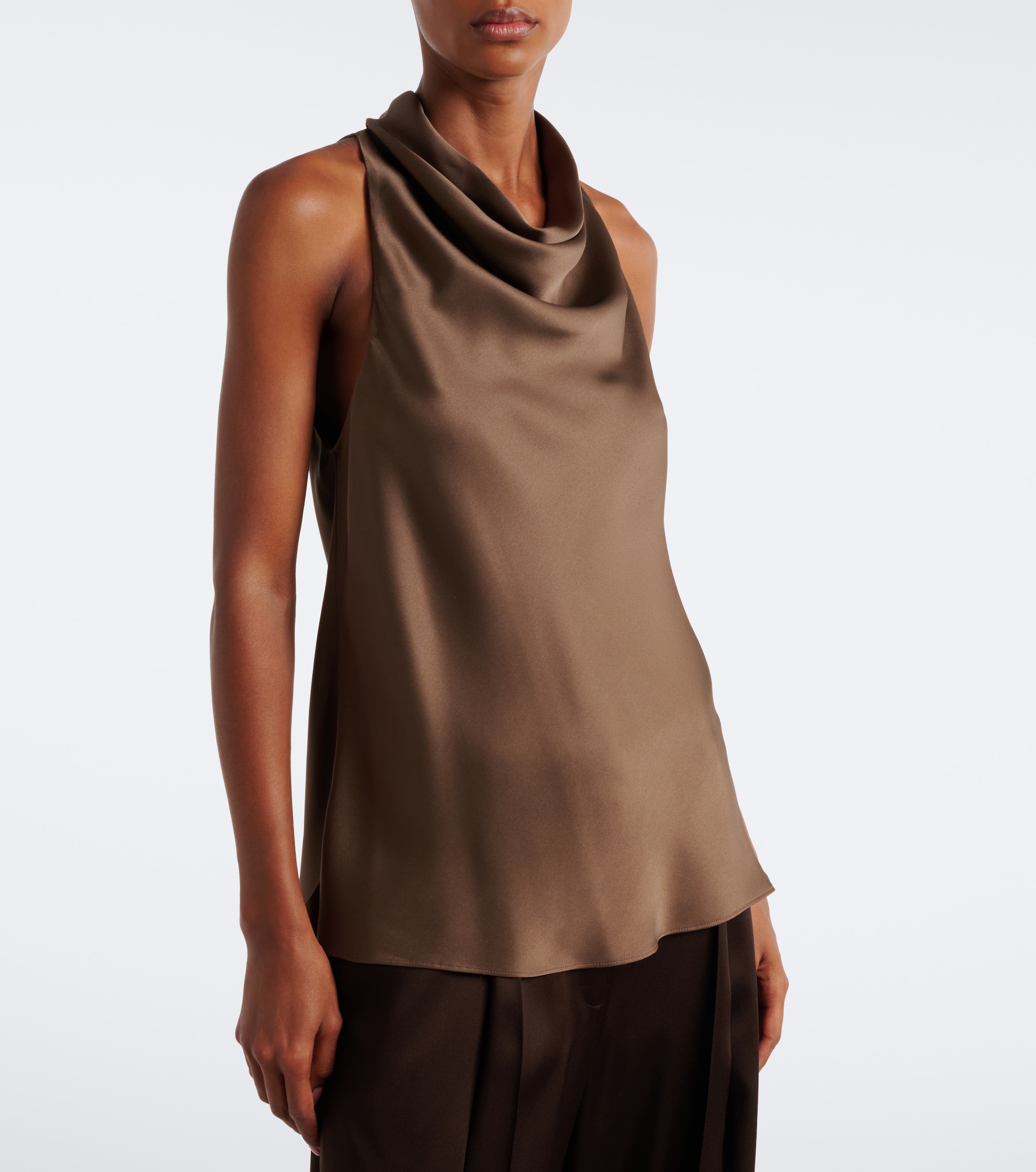 Brunello Cucinelli Brunello Cucinelli Draped silk top