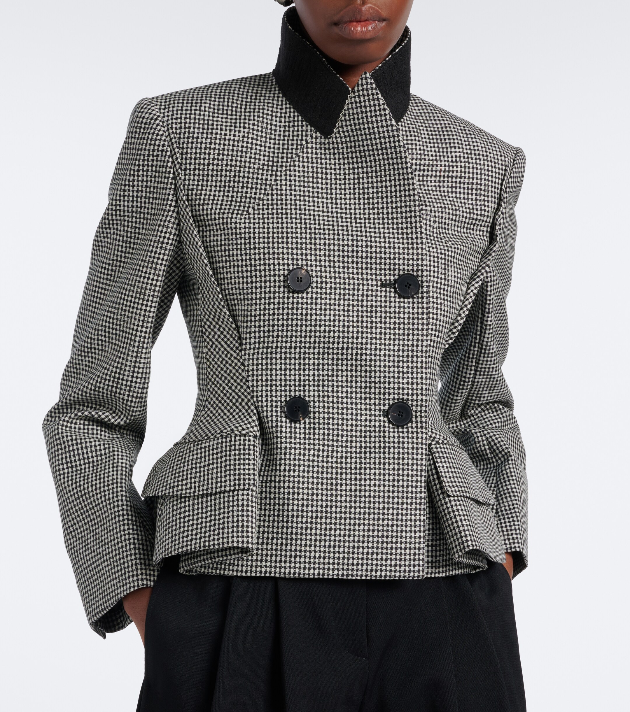 Givenchy Givenchy Pinch houndstooth wool and mohair jacket