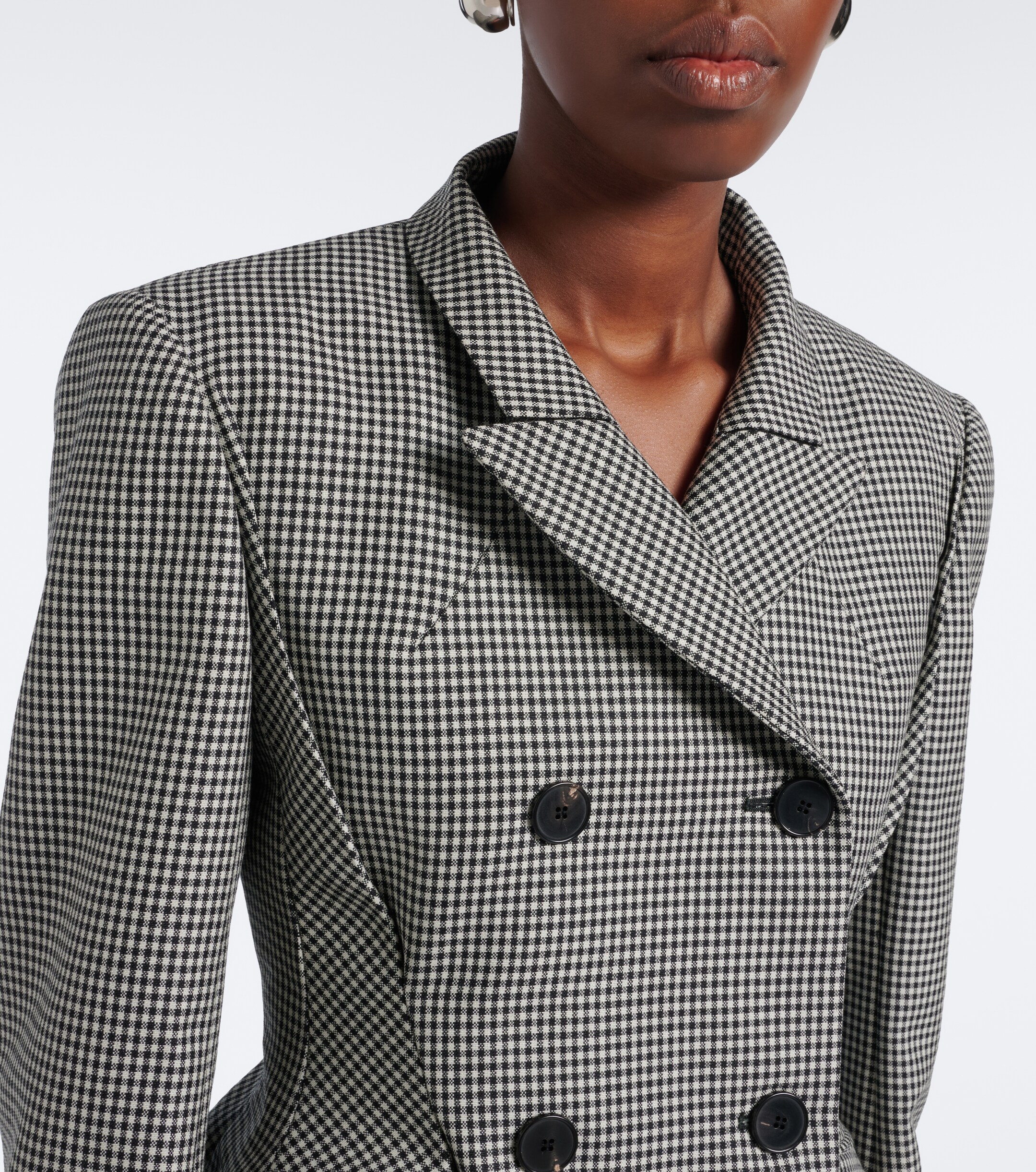 Givenchy Givenchy Pinch houndstooth wool and mohair jacket
