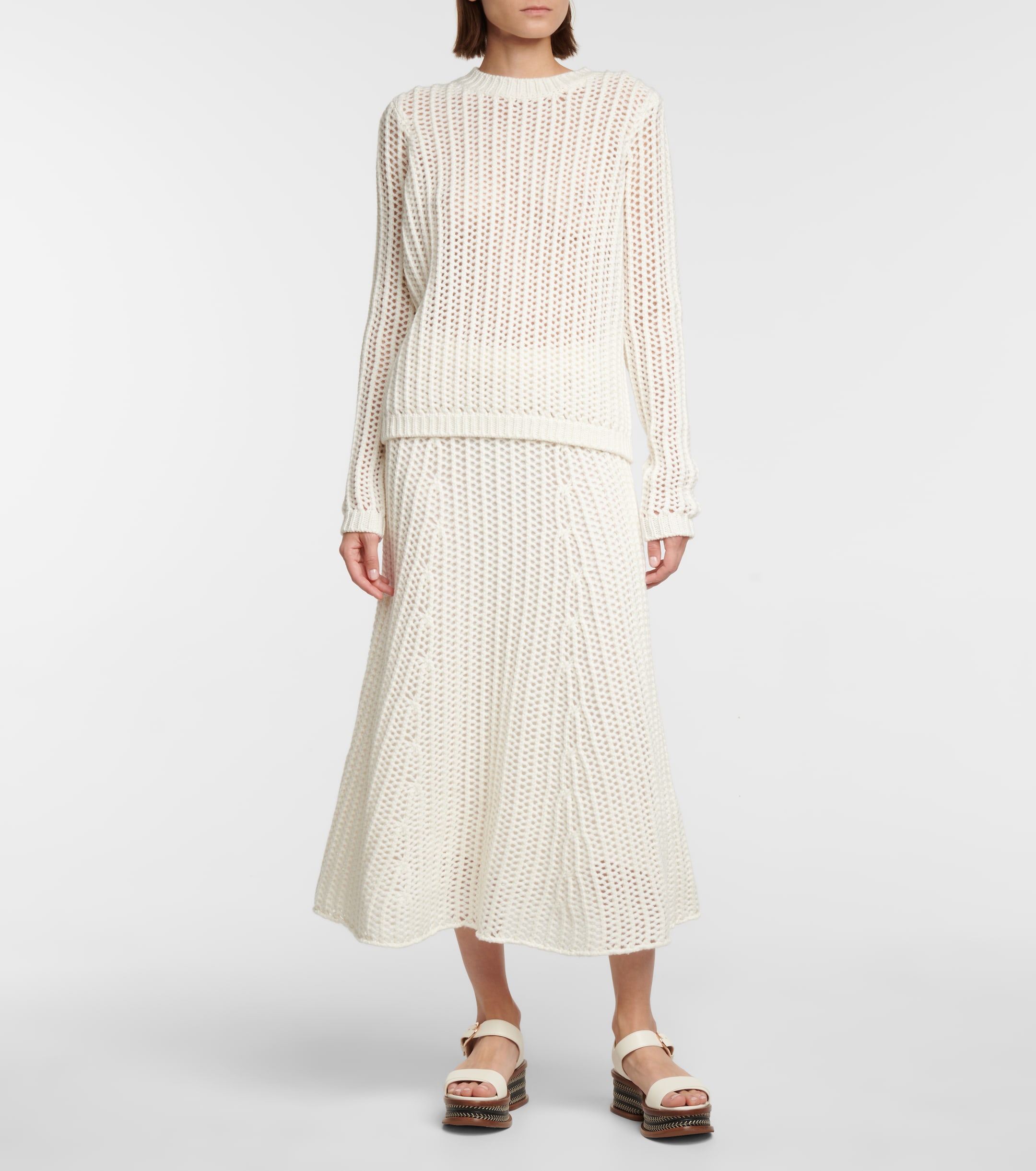 Gabriela Hearst Phillipe cable-knit cashmere sweater