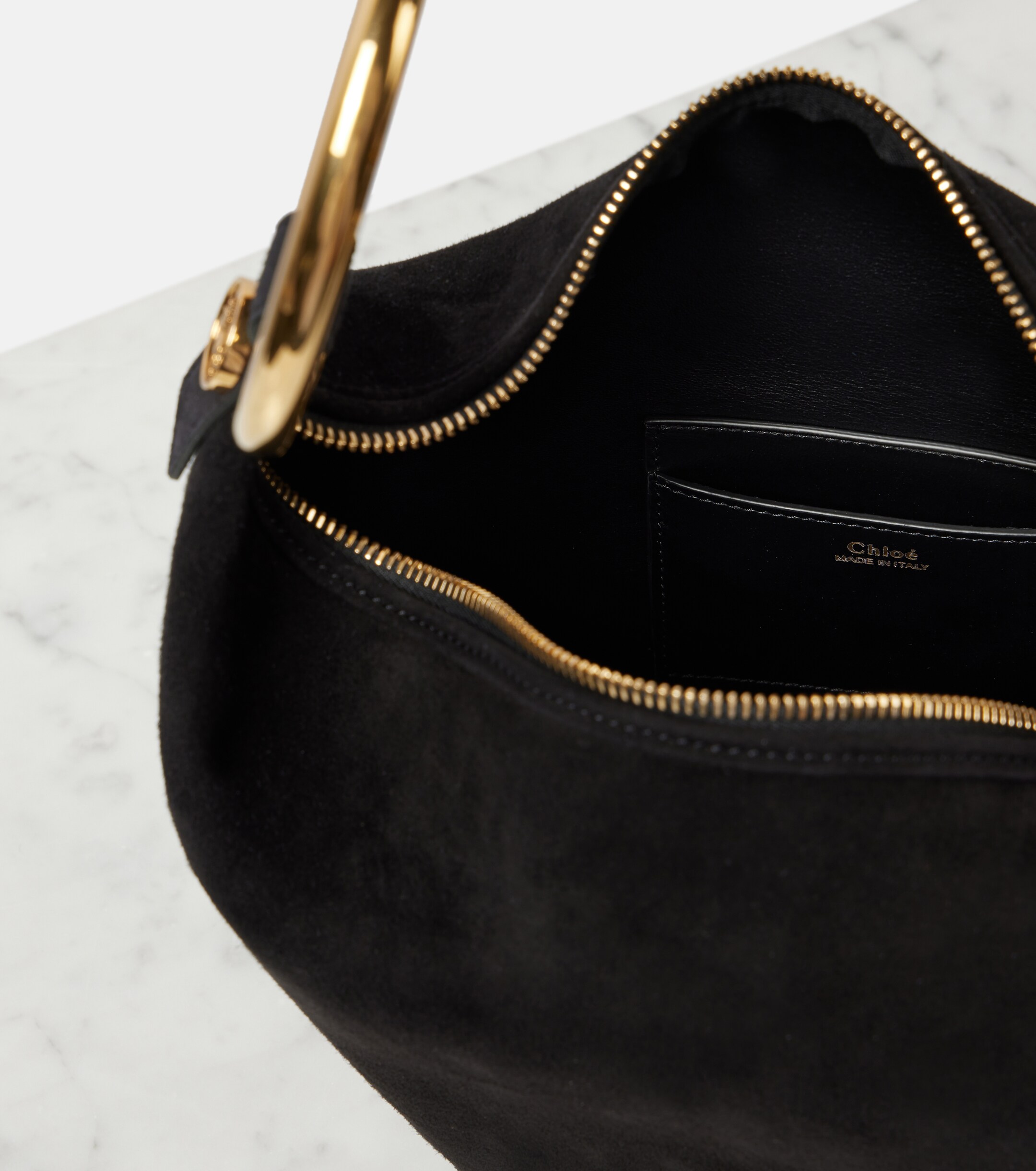 Chloé Bracelet Medium suede shoulder bag