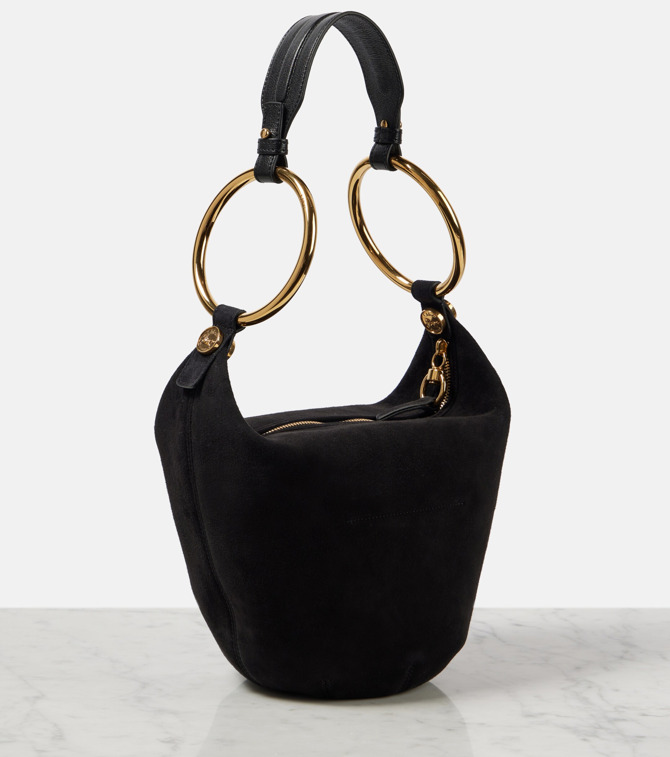 Chloé Bracelet Medium suede shoulder bag