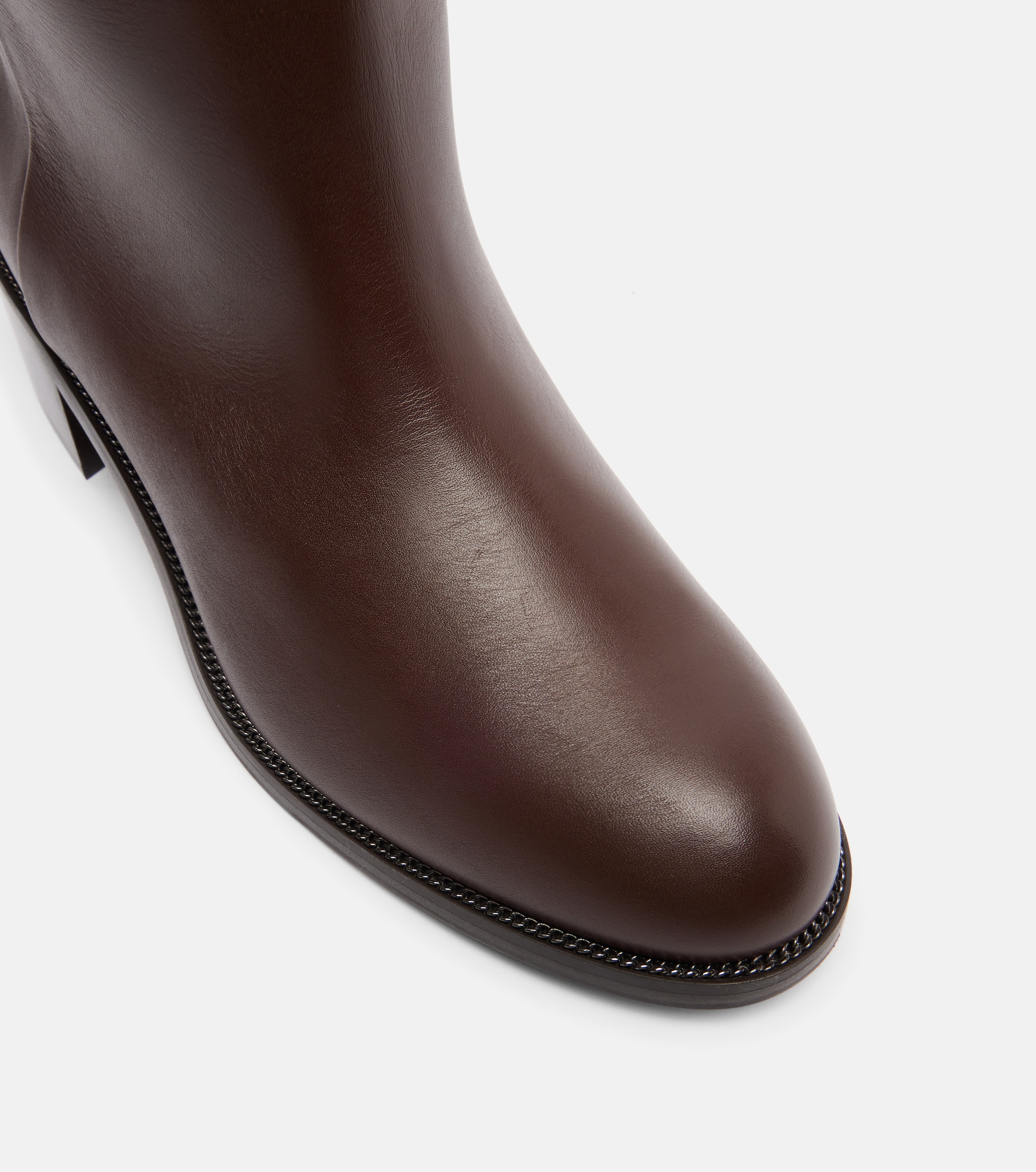 AQUAZZURA Sellier leather knee-high boots thumbnail