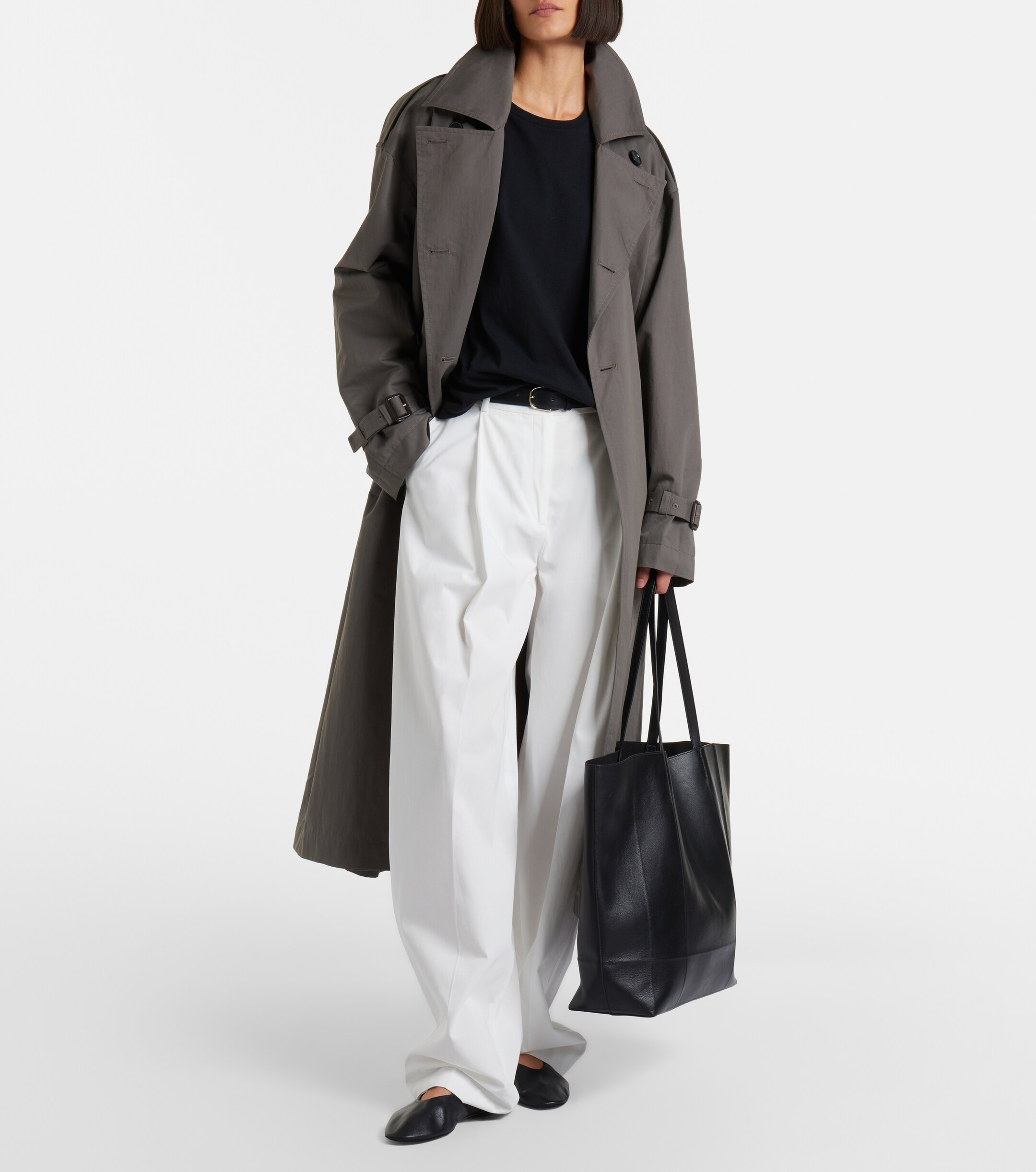 TOTEME Roam Large leather tote bag