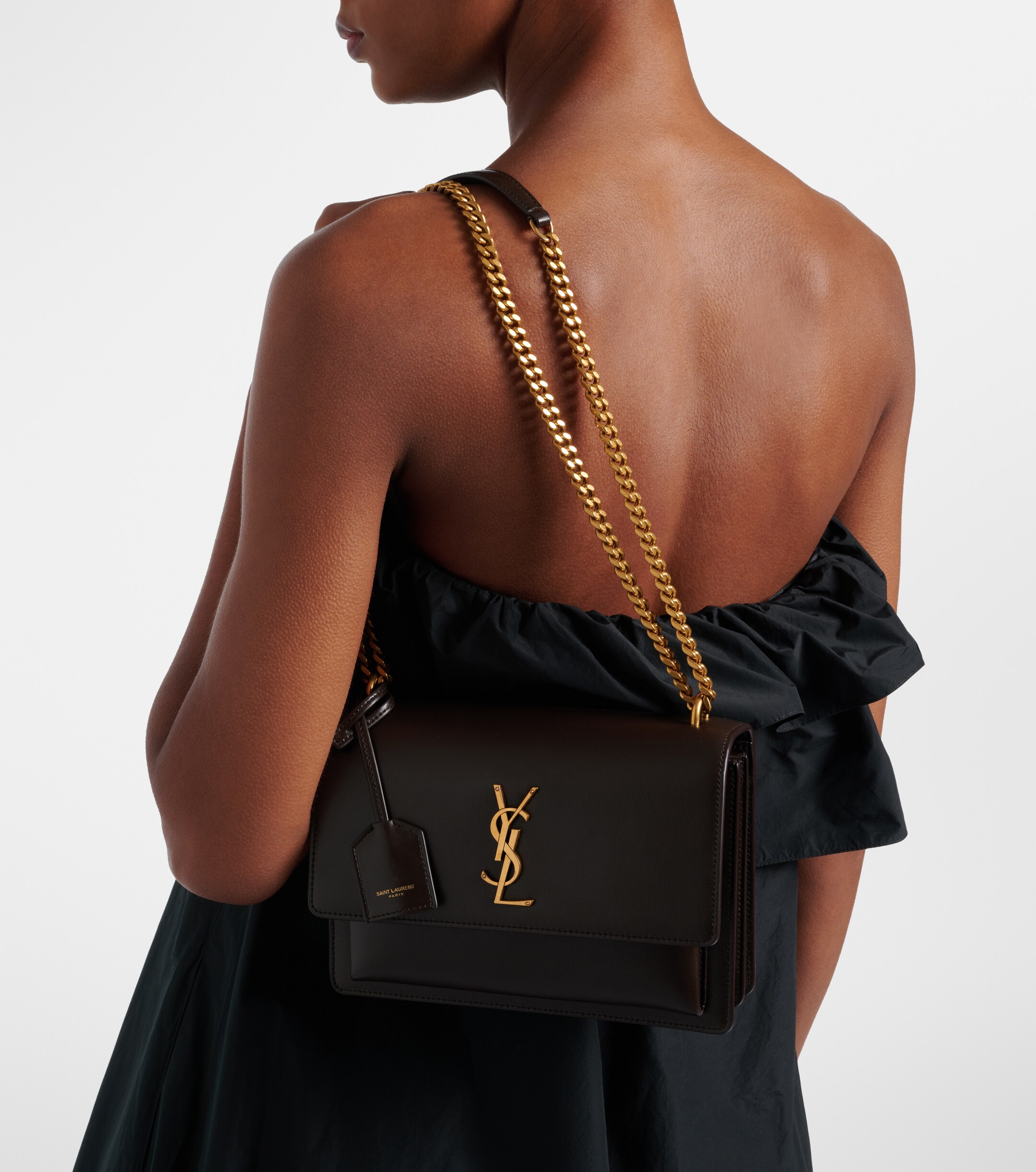 Saint Laurent Sunset Medium leather shoulder bag
