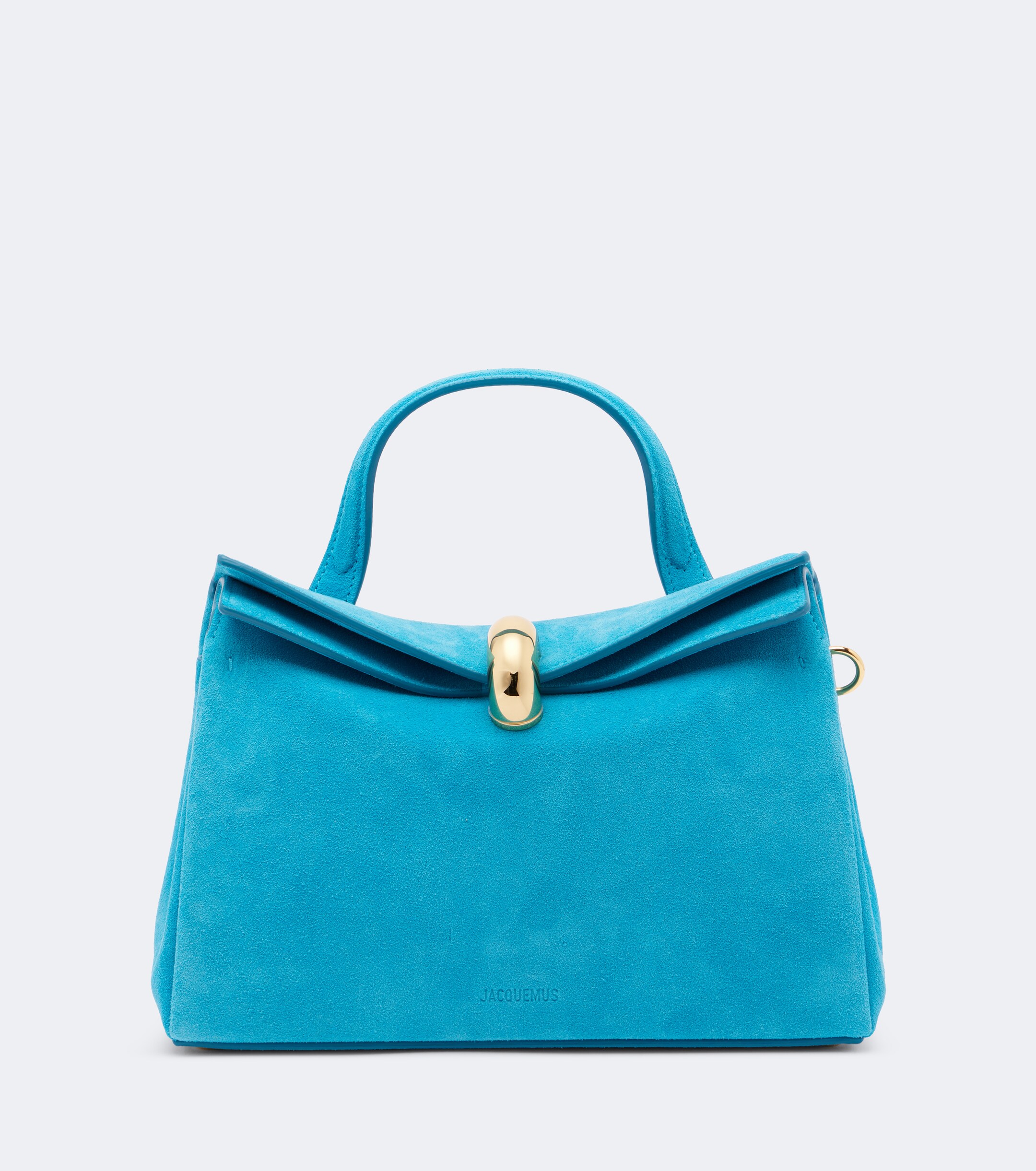 Jacquemus Valérie Small suede top-handle bag