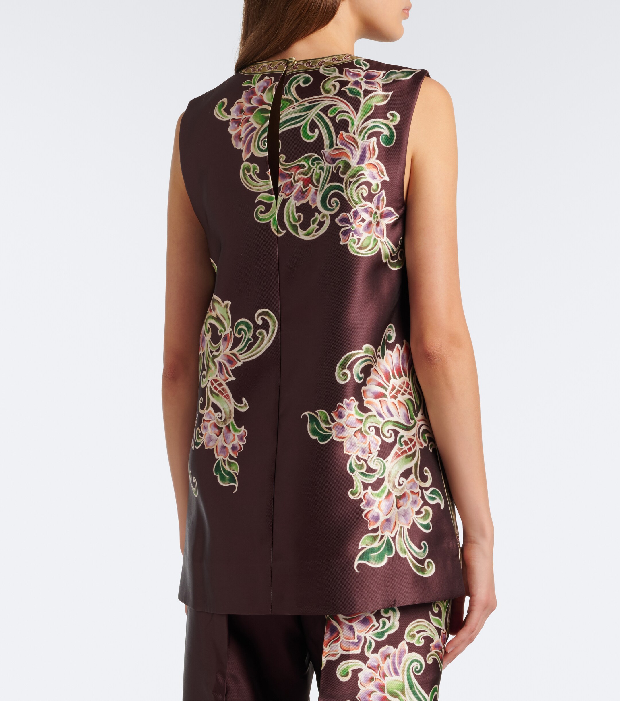 Alémais Alémais Josie floral satin top