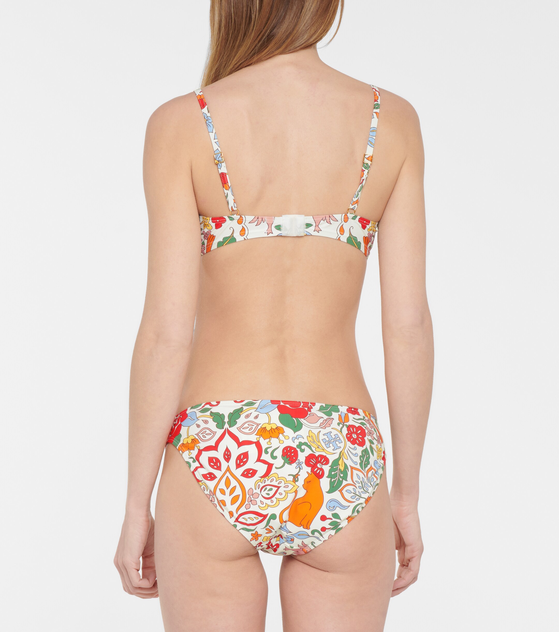 Tory Burch Floral low-rise bikini bottoms thumbnail