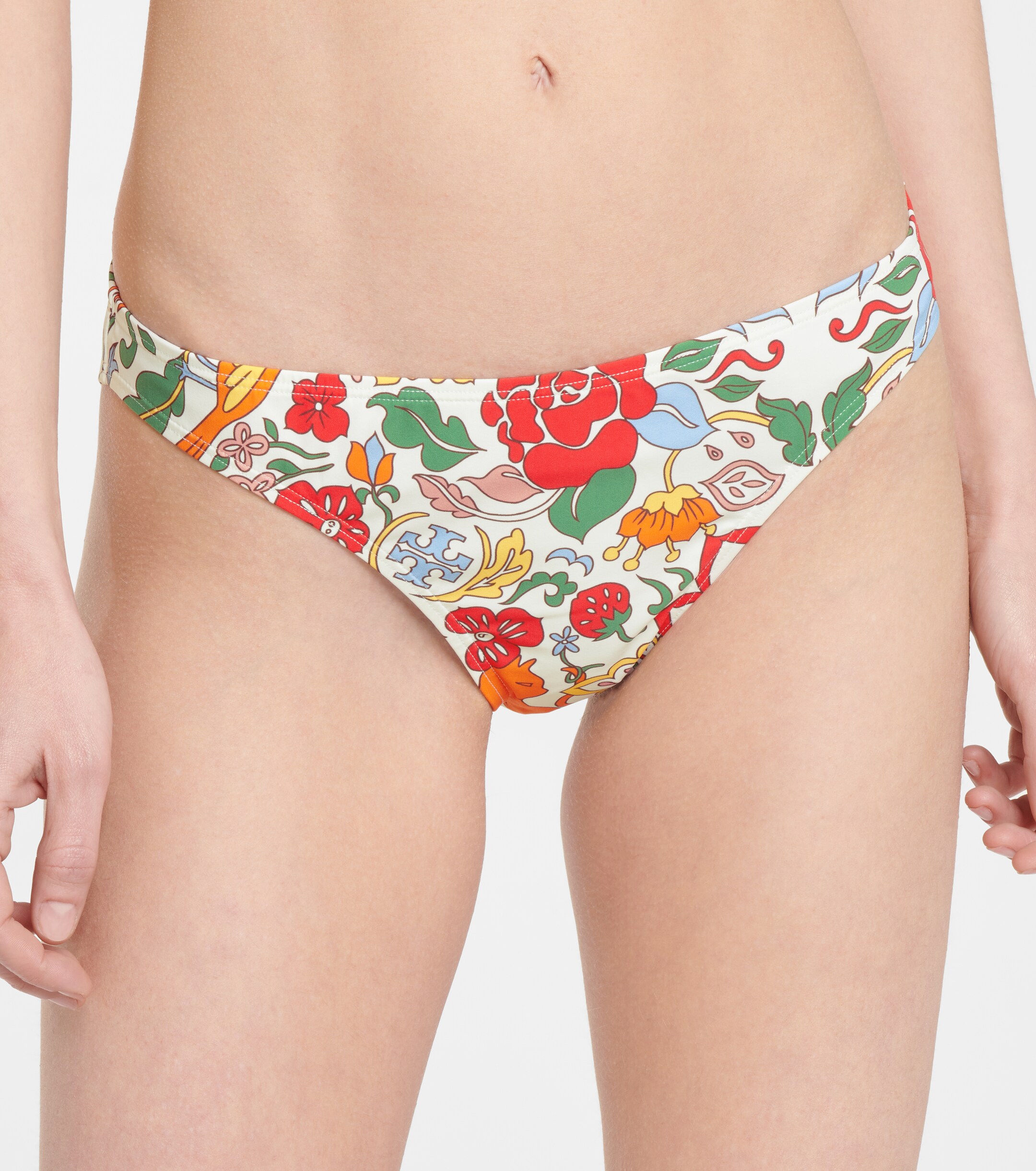 Tory Burch Floral low-rise bikini bottoms thumbnail