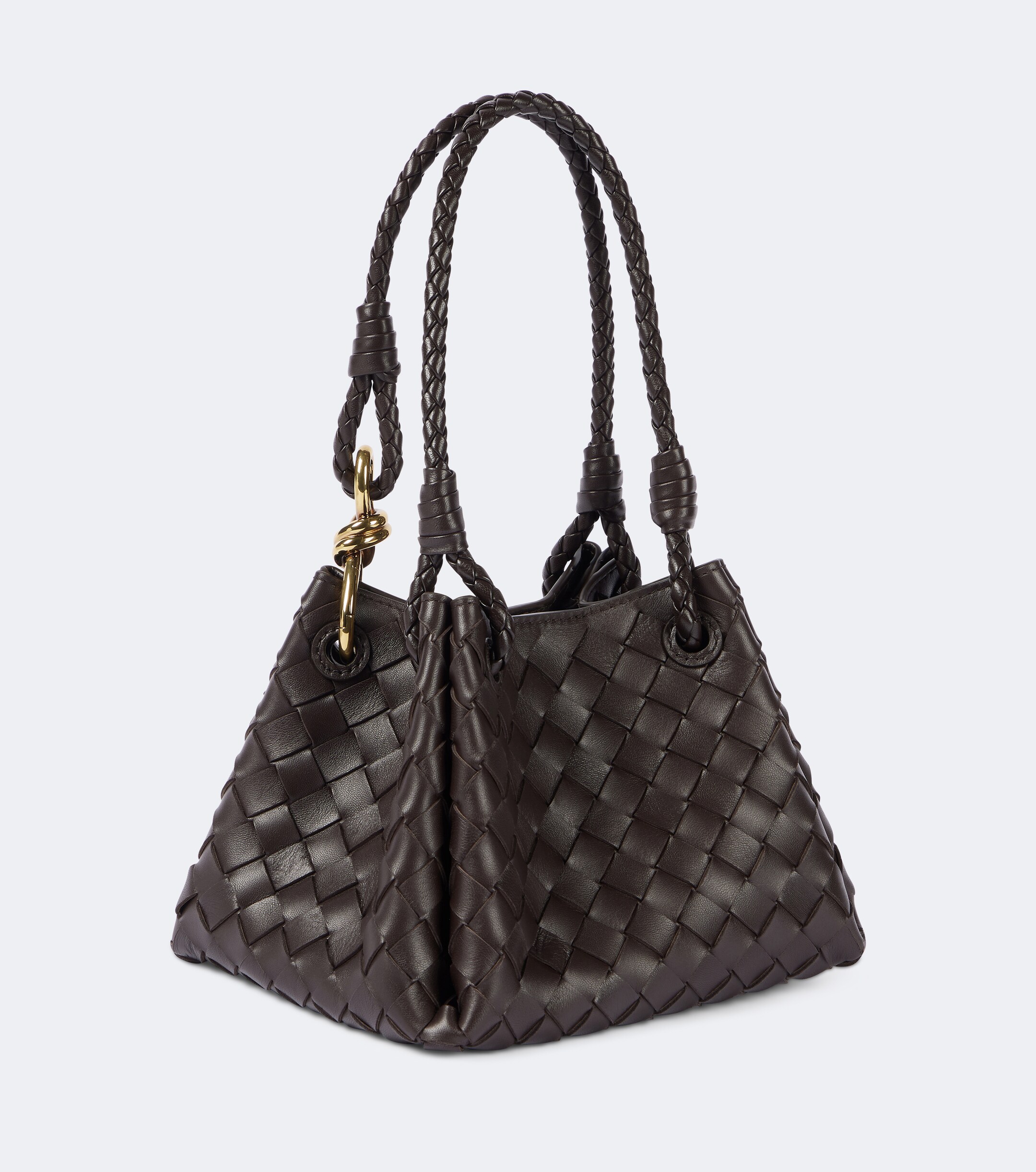 Bottega Veneta Parachute Small Intrecciato leather shoulder bag
