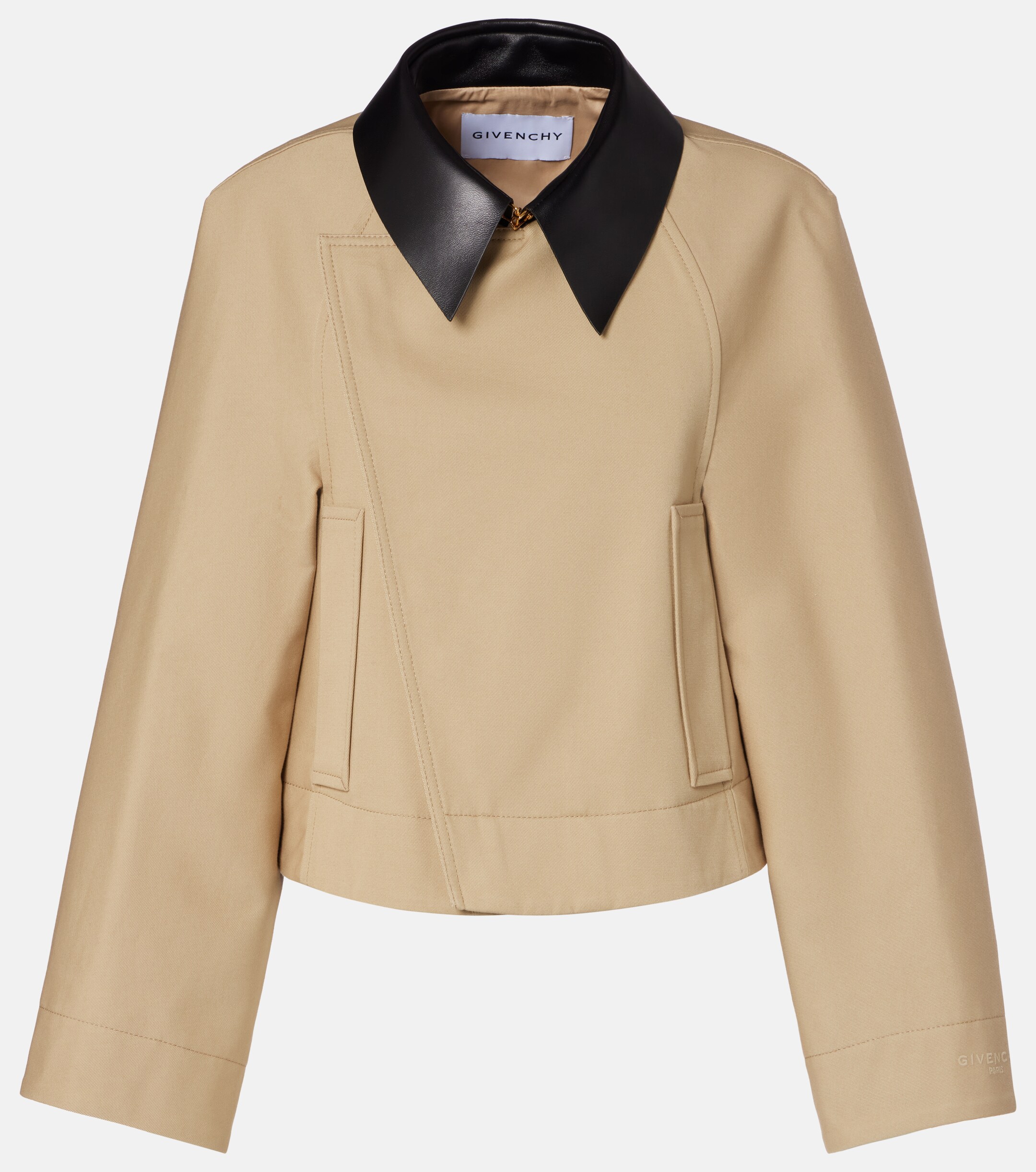 Givenchy Cropped cotton and wool jacket