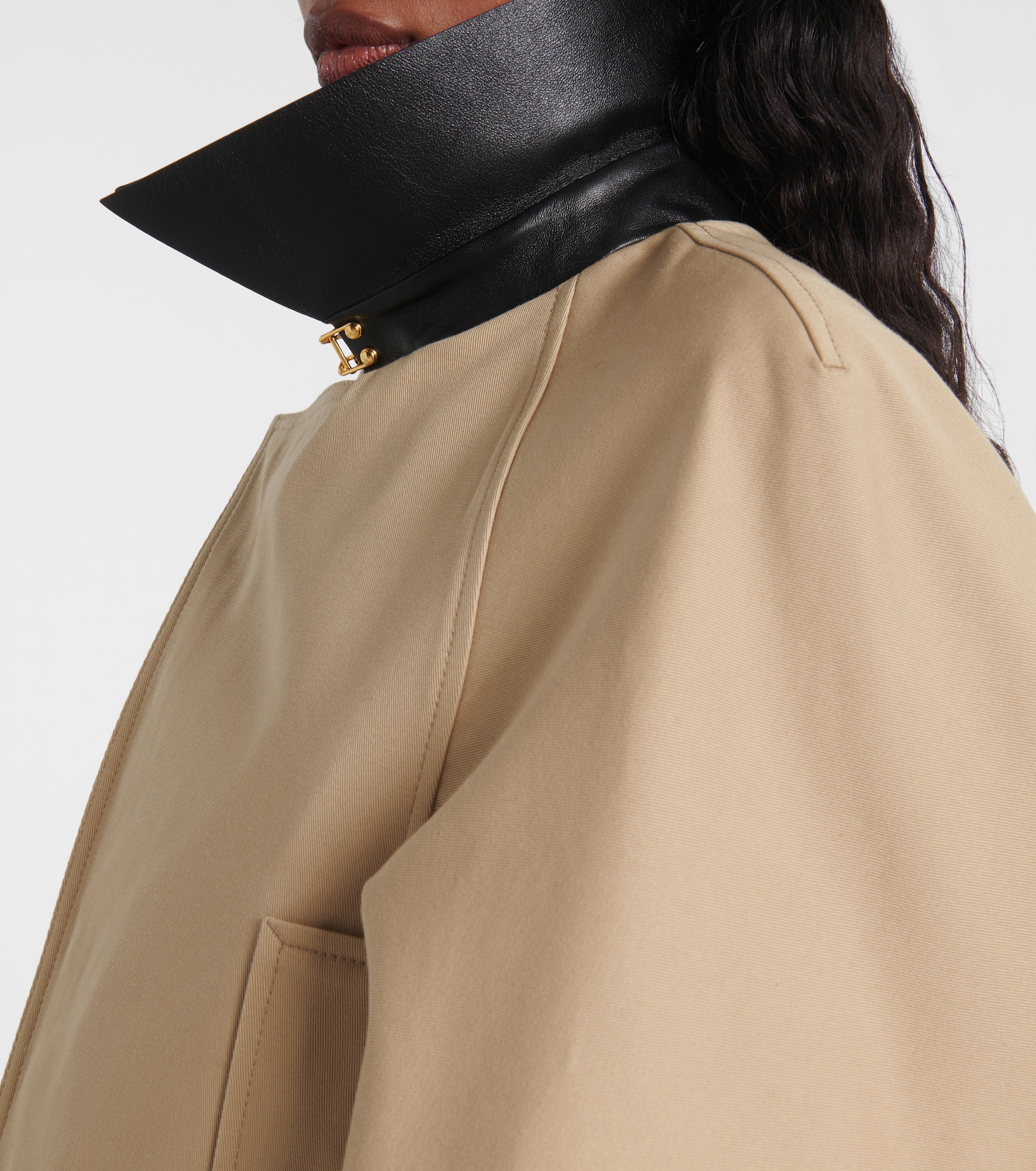 Givenchy Cropped cotton and wool jacket