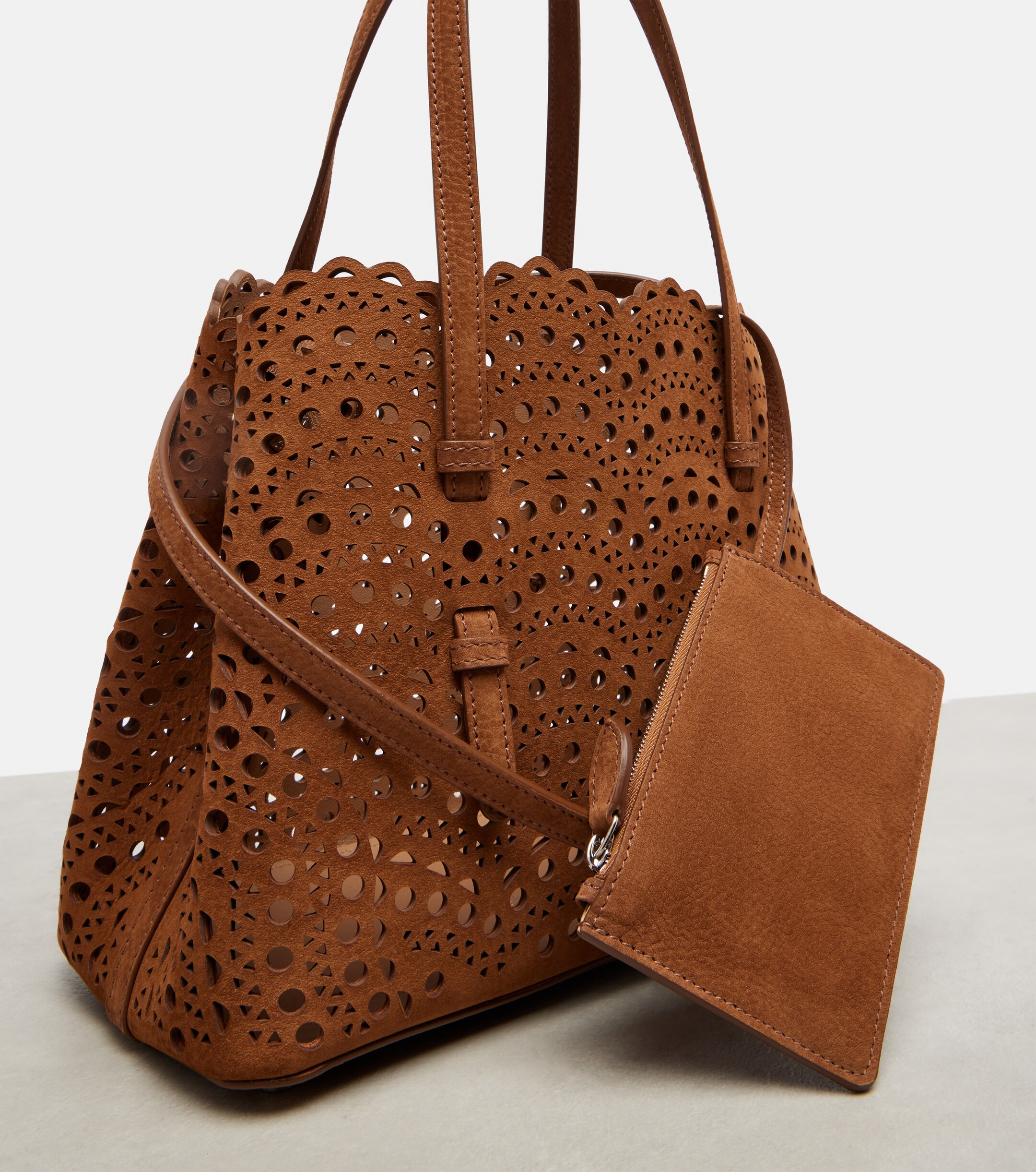 Alaïa Mina 25 Vienne Wave leather top-handle bag