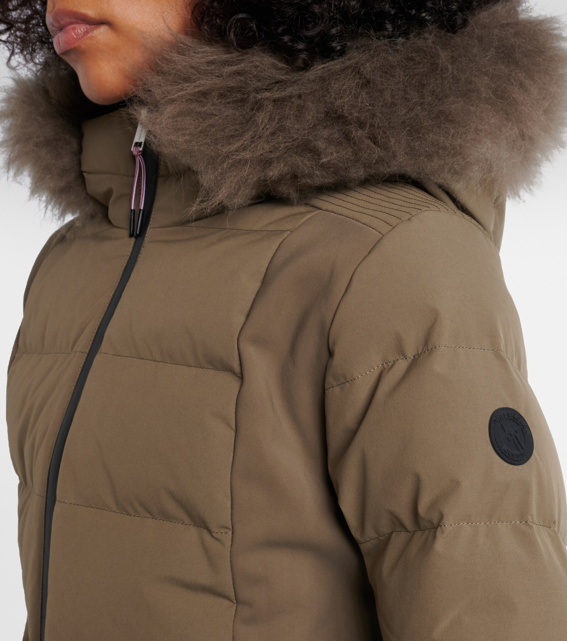 Yves Salomon Yves Salomon Doudoune 64cm belted down jacket