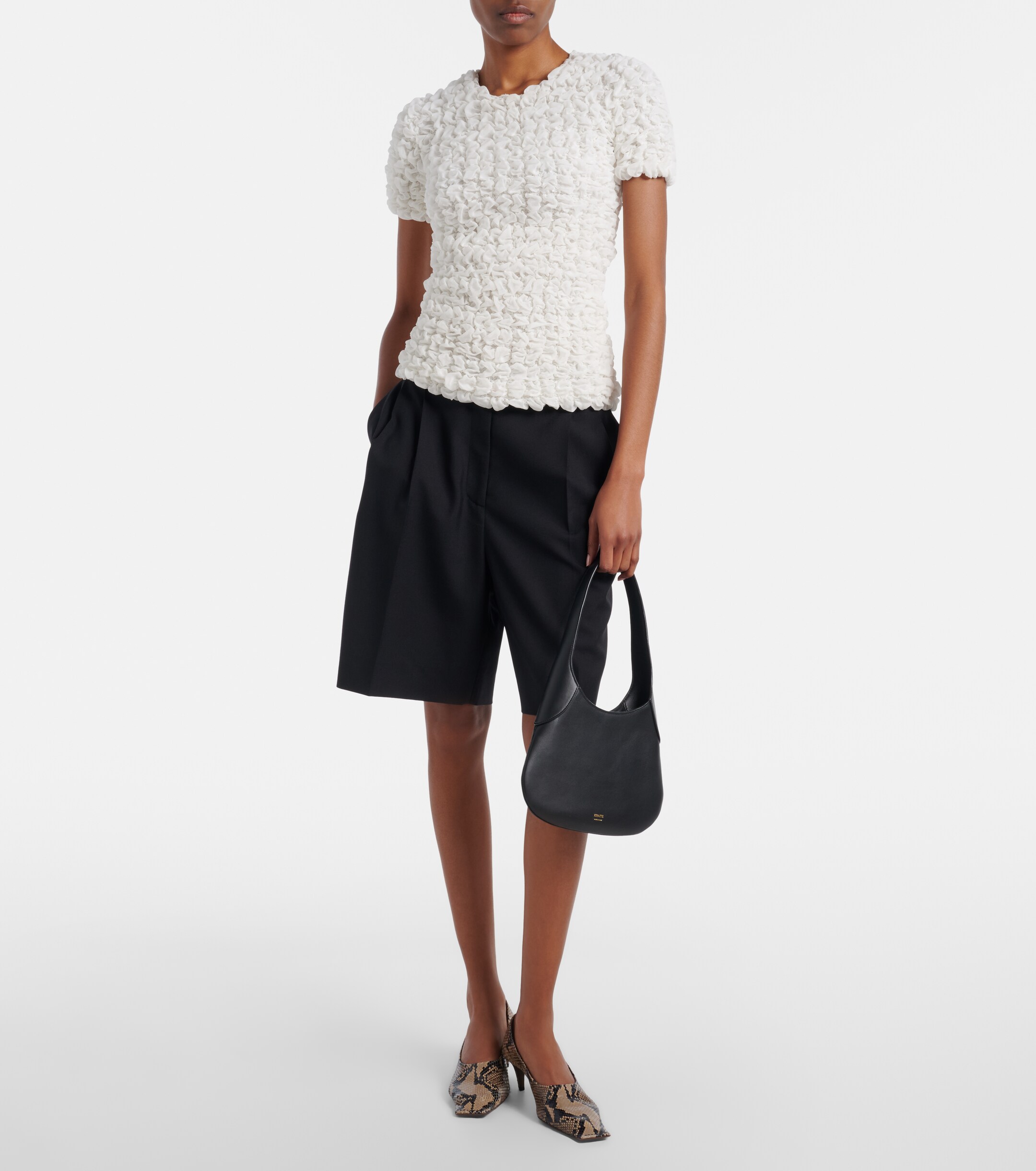 KHAITE Joan Small leather shoulder bag