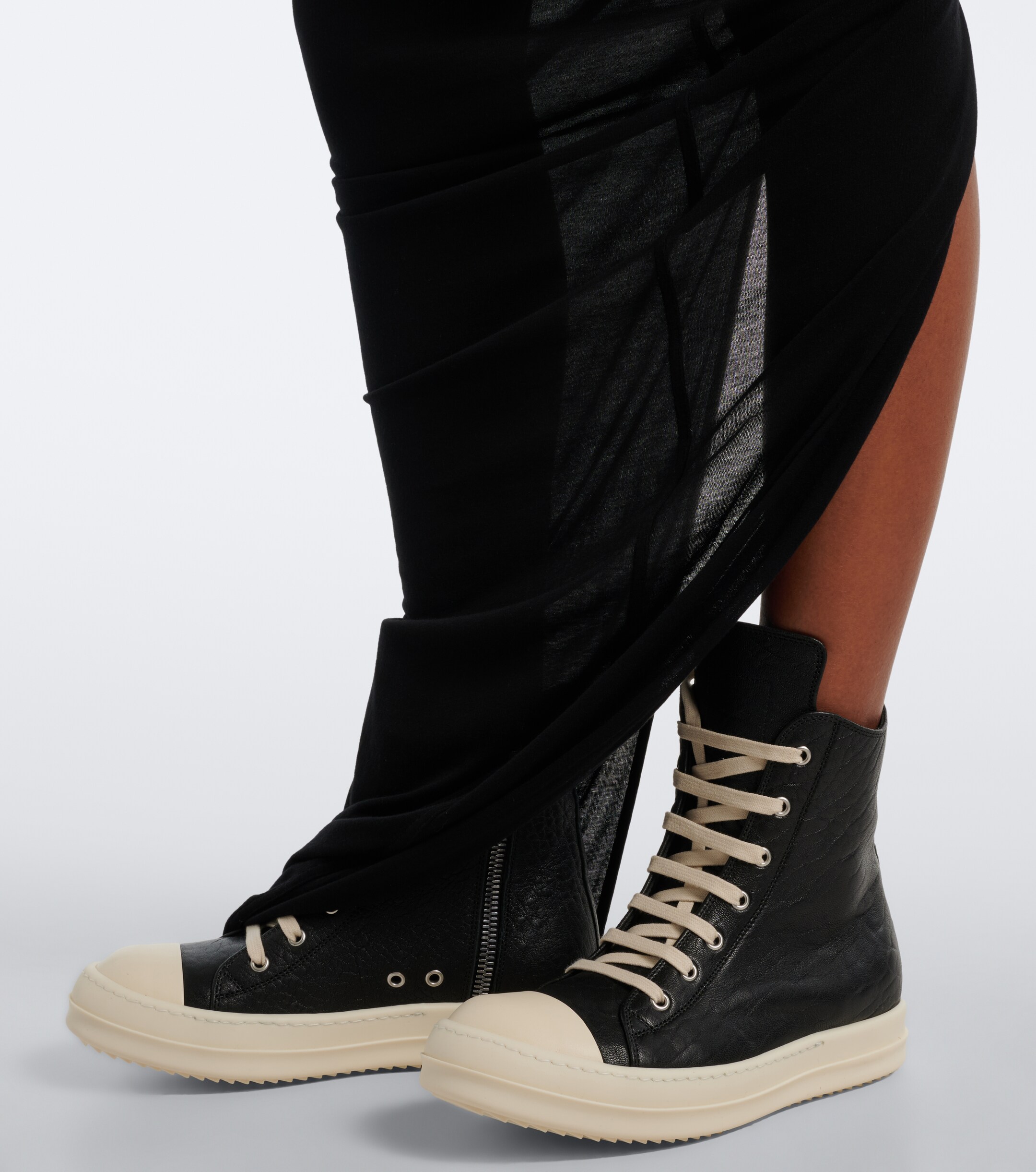 Rick Owens Rick Owens Leather high-top sneakers