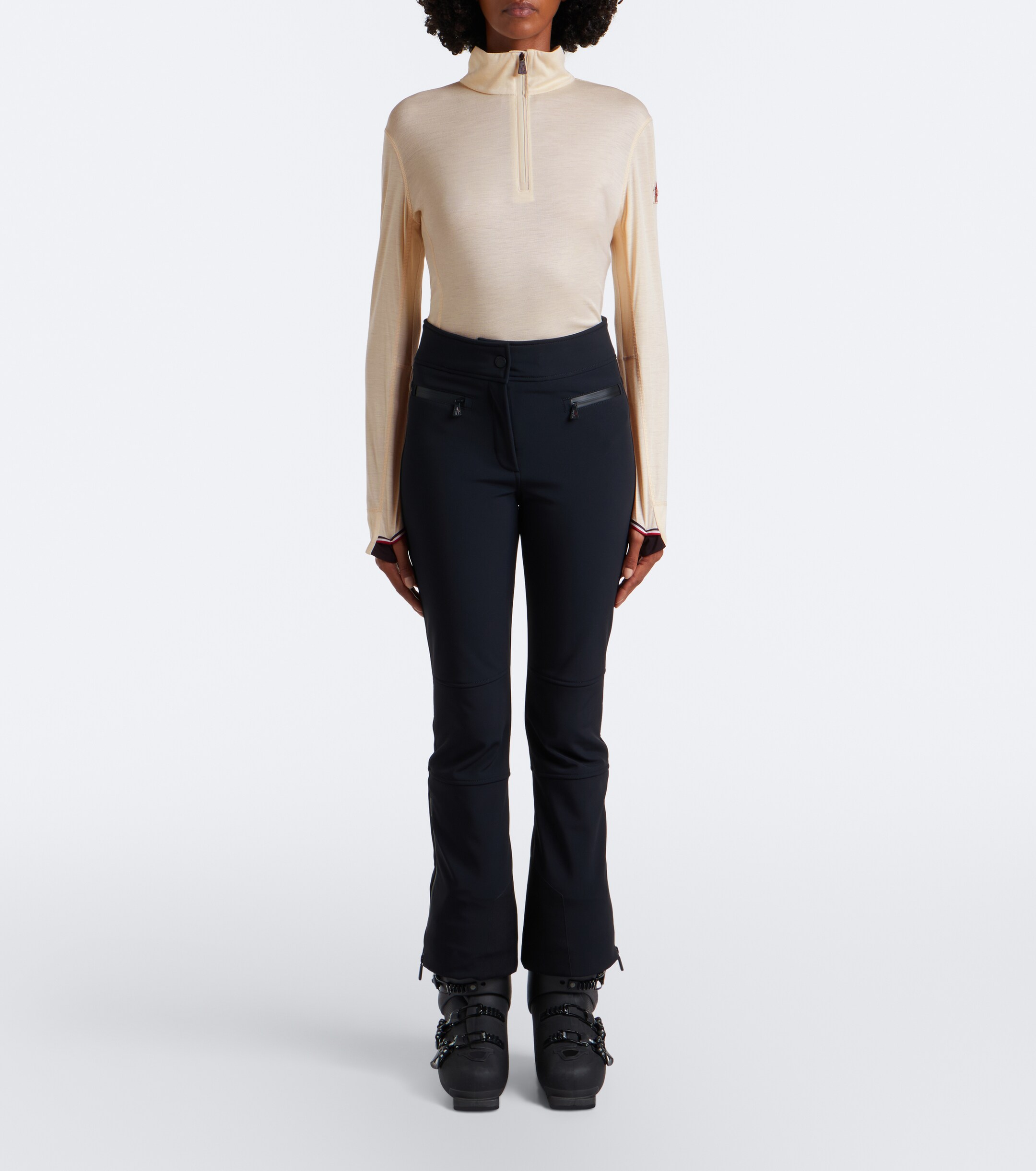MONCLER GRENOBLE Moncler Grenoble Wool and silk jersey ski top