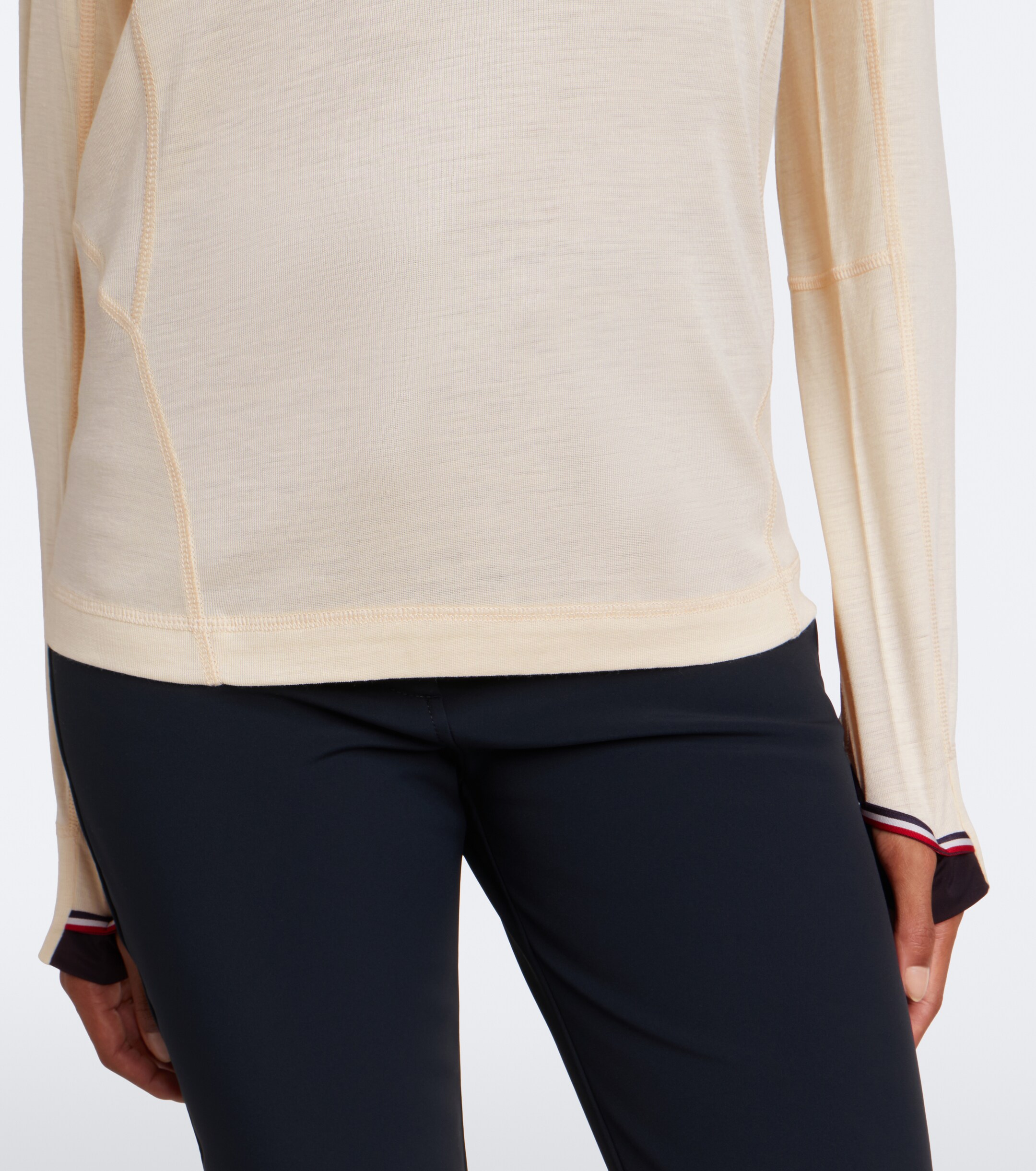 MONCLER GRENOBLE Moncler Grenoble Wool and silk jersey ski top