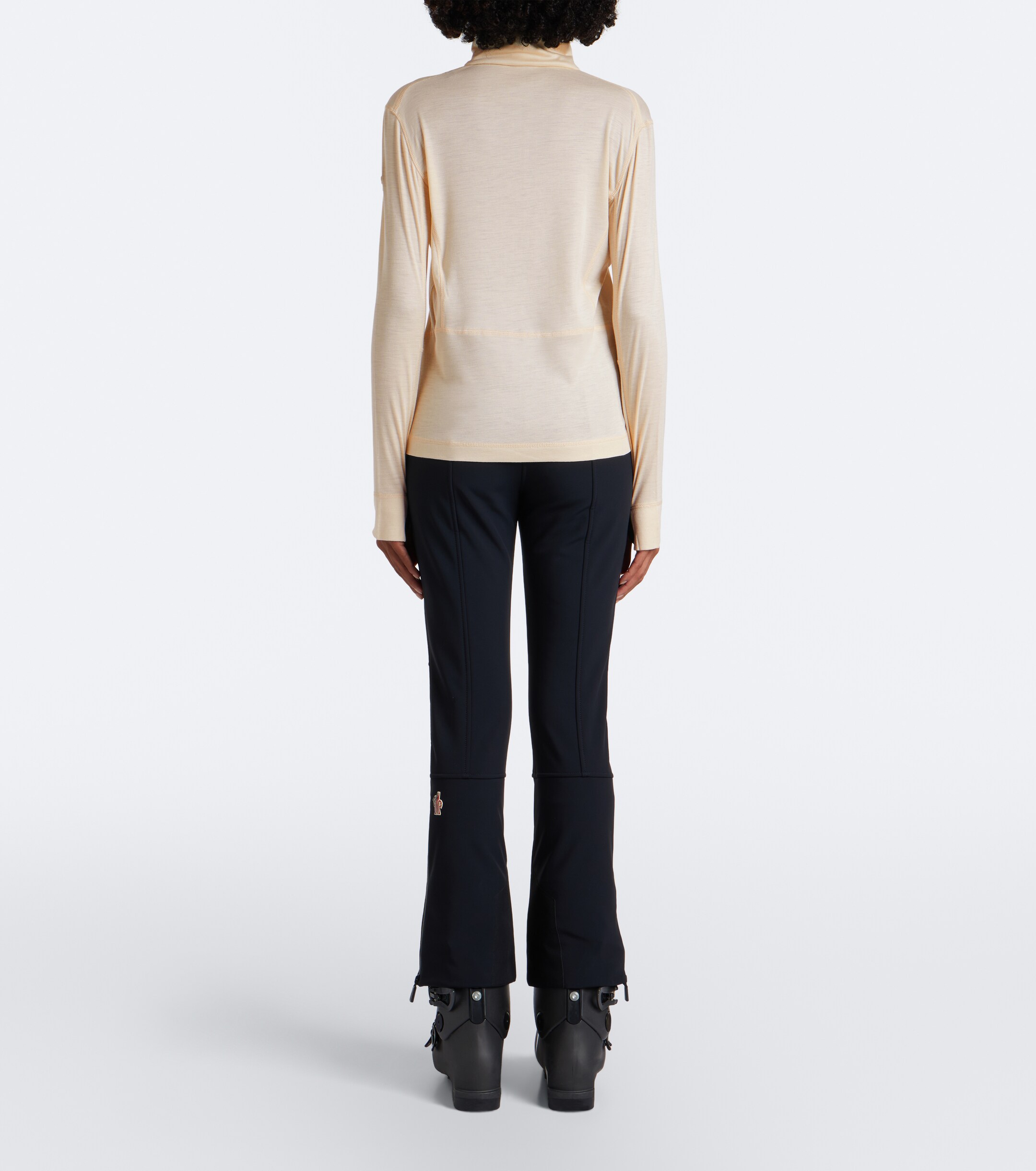 MONCLER GRENOBLE Moncler Grenoble Wool and silk jersey ski top