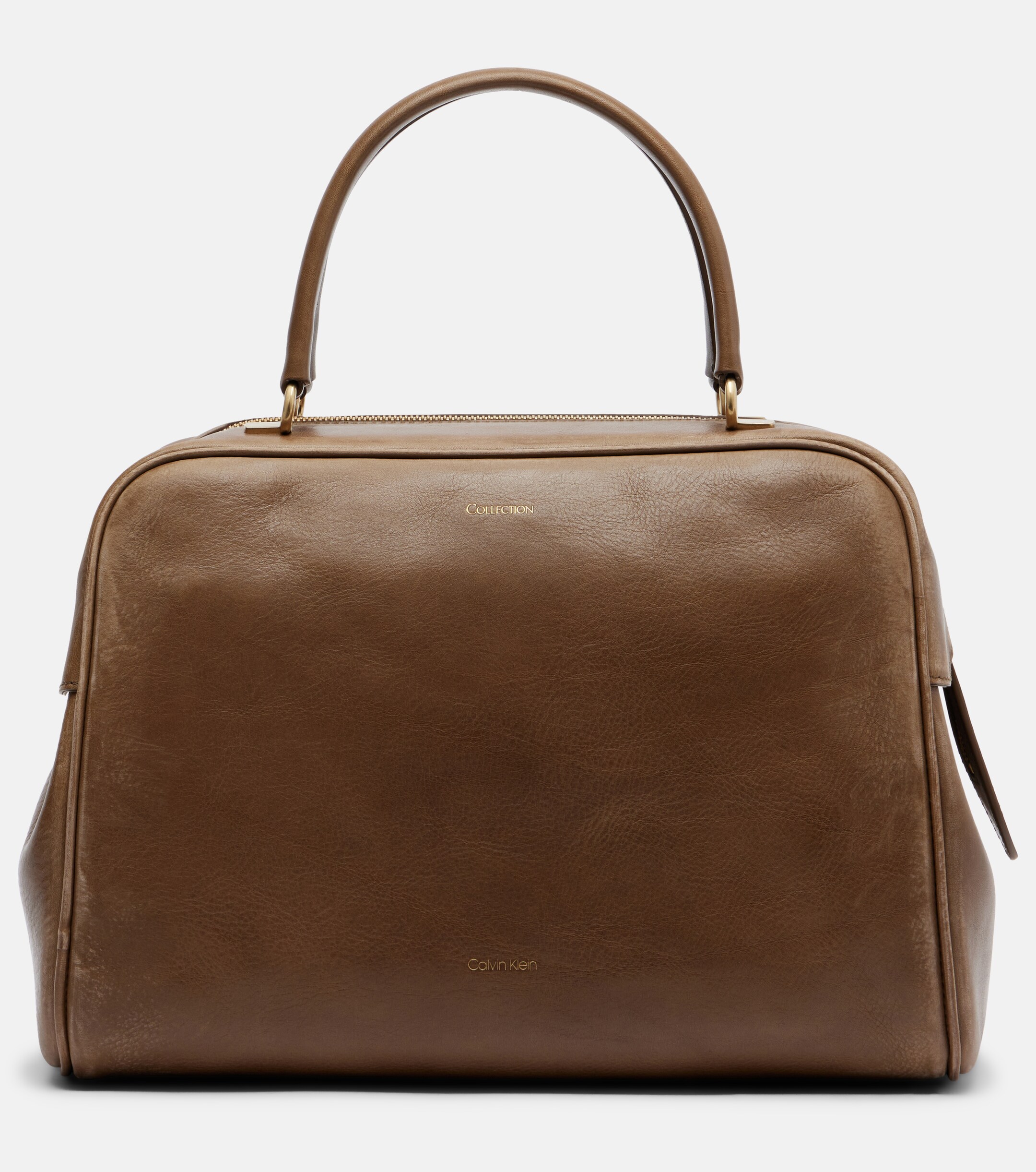 Calvin Klein Collection America Medium leather bowling bag