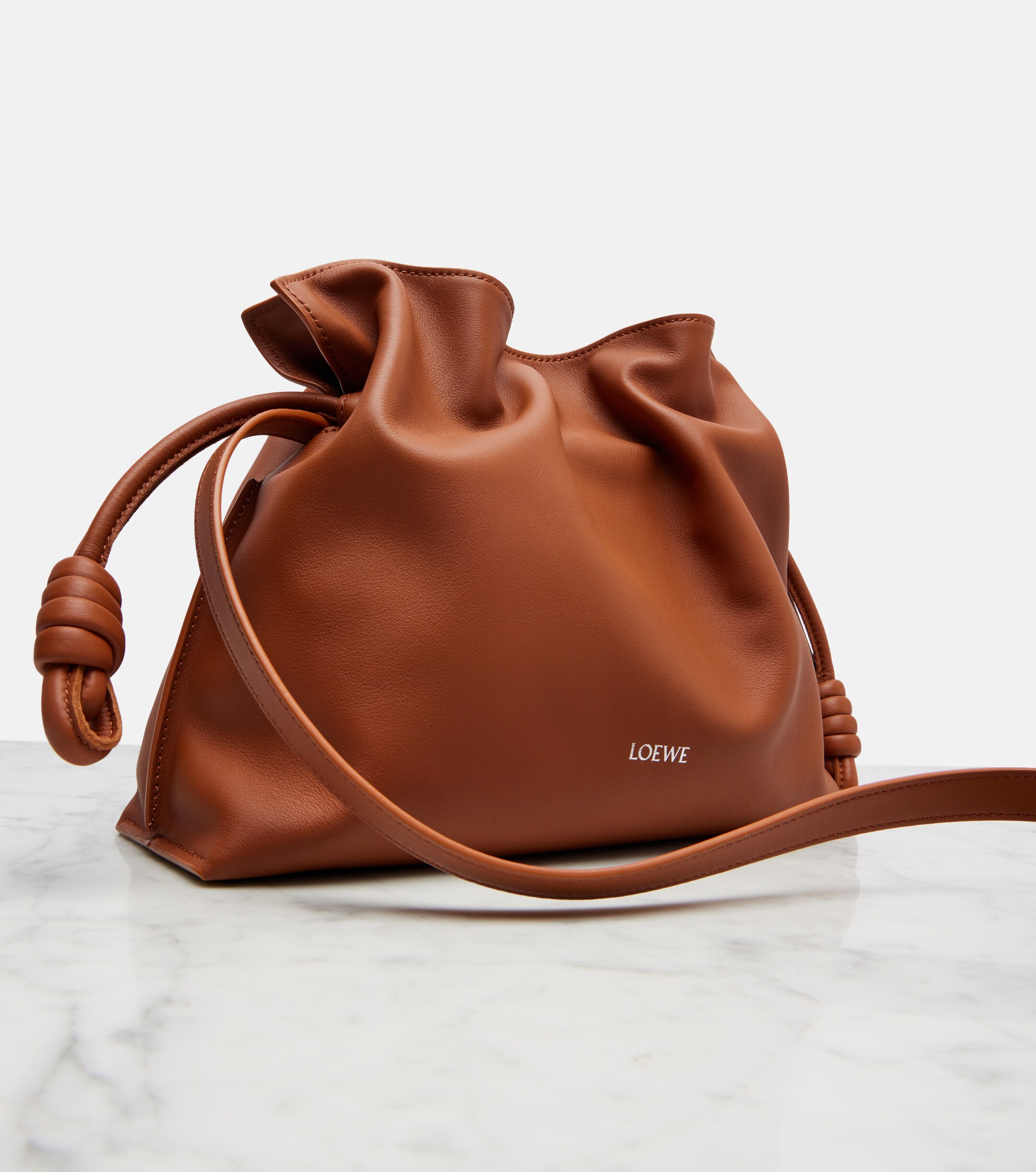 Loewe Flamenco Medium leather clutch