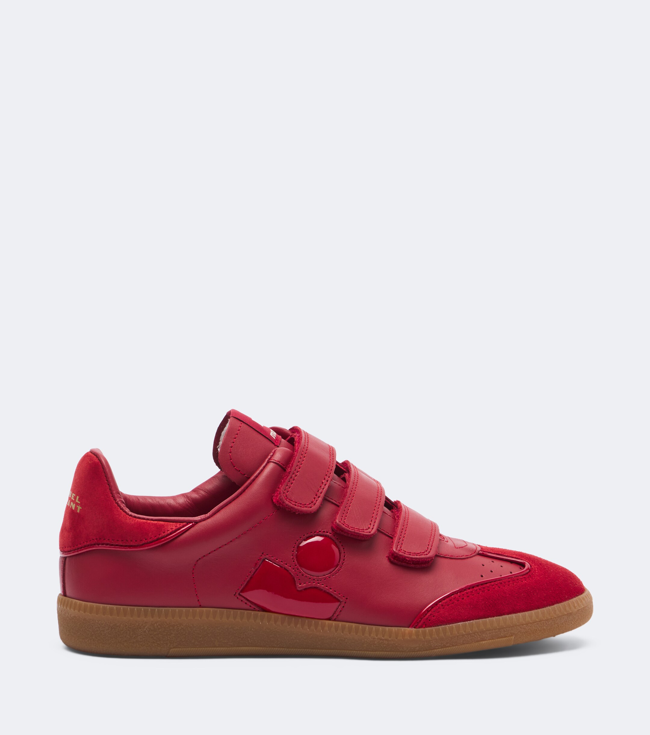 Isabel Marant Isabel Marant Beth suede-trimmed leather sneakers