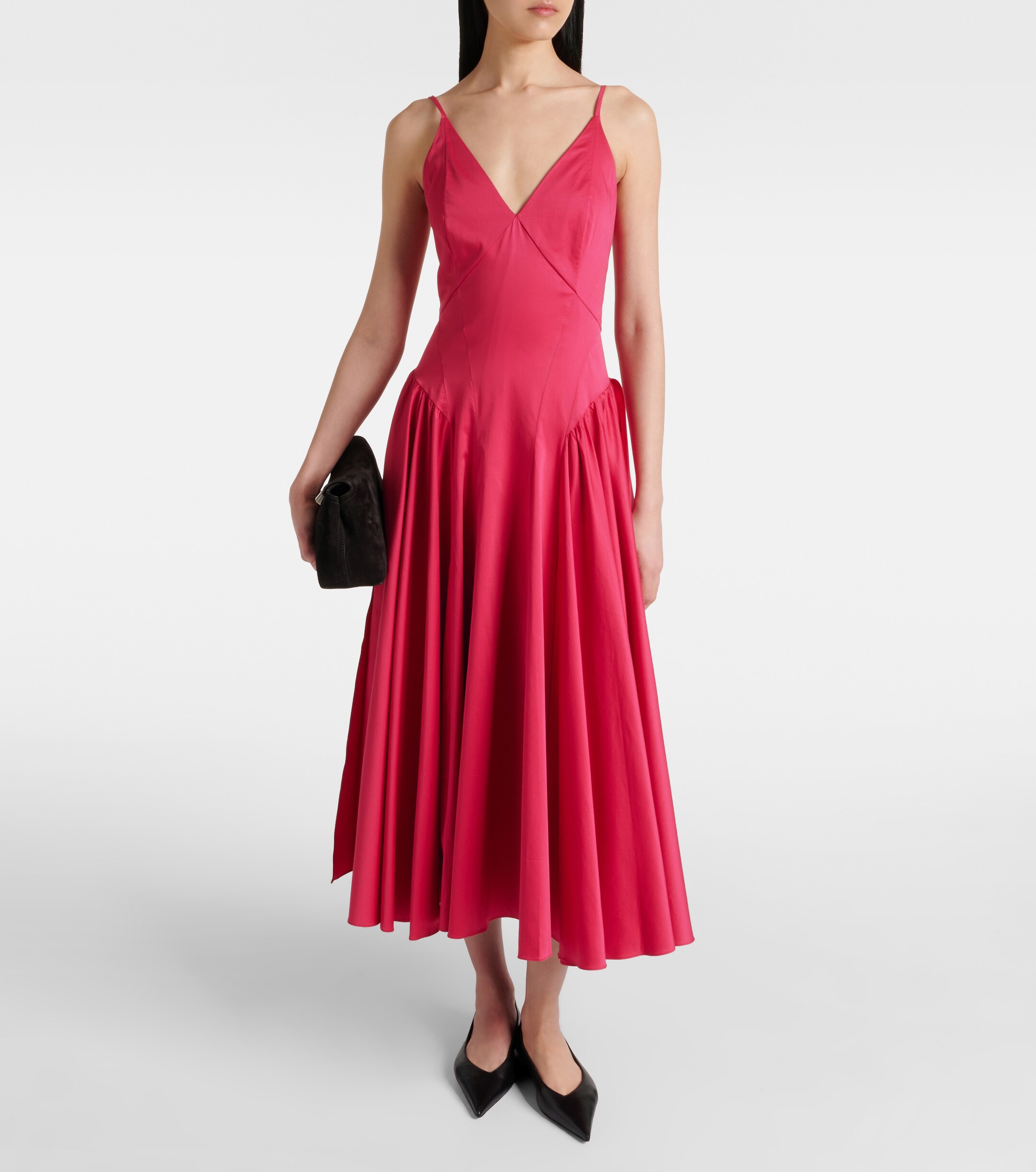 TOVE Solene cotton-blend midi dress