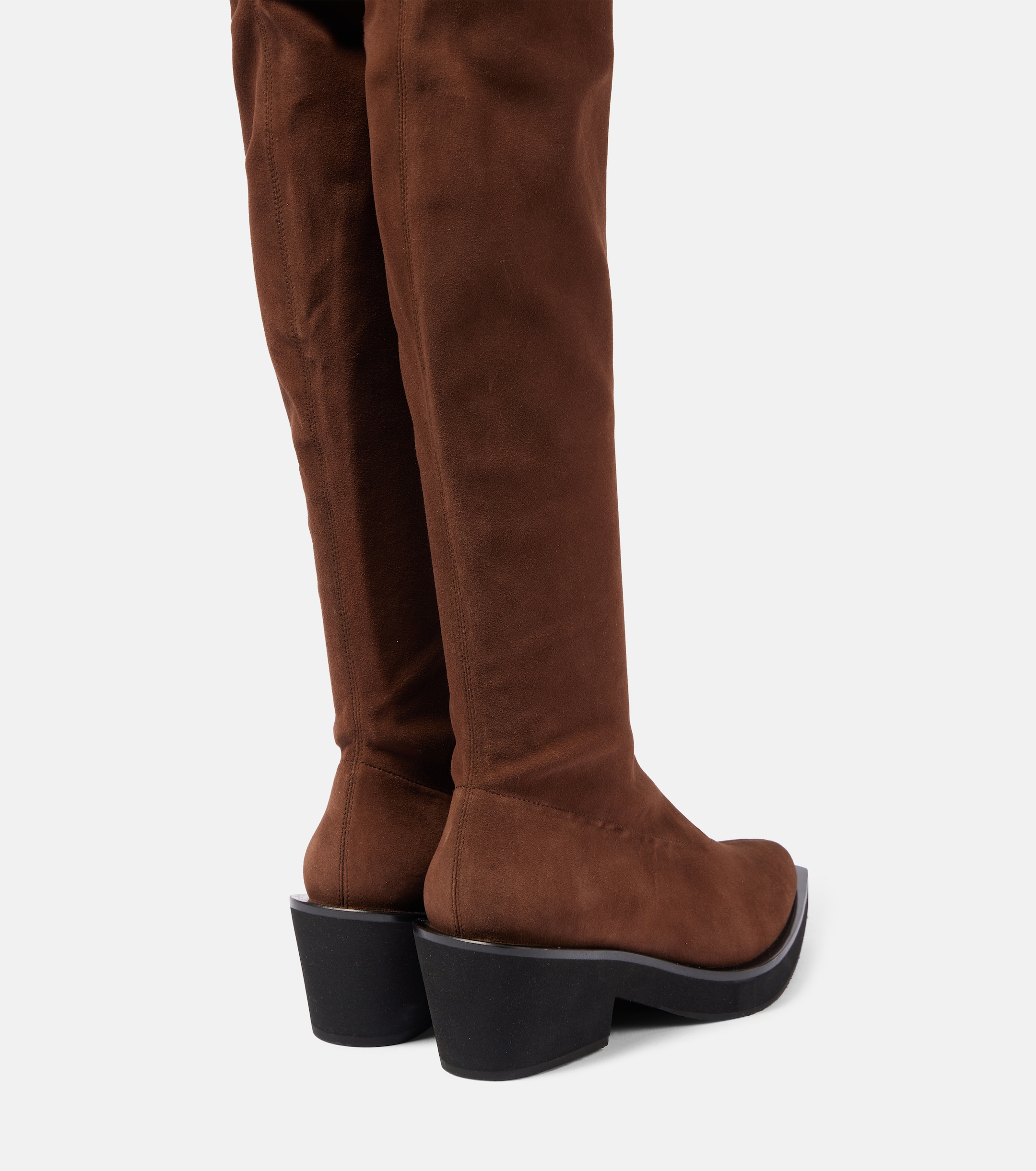 Clergerie Tenny suede over-the-knee boots Plush