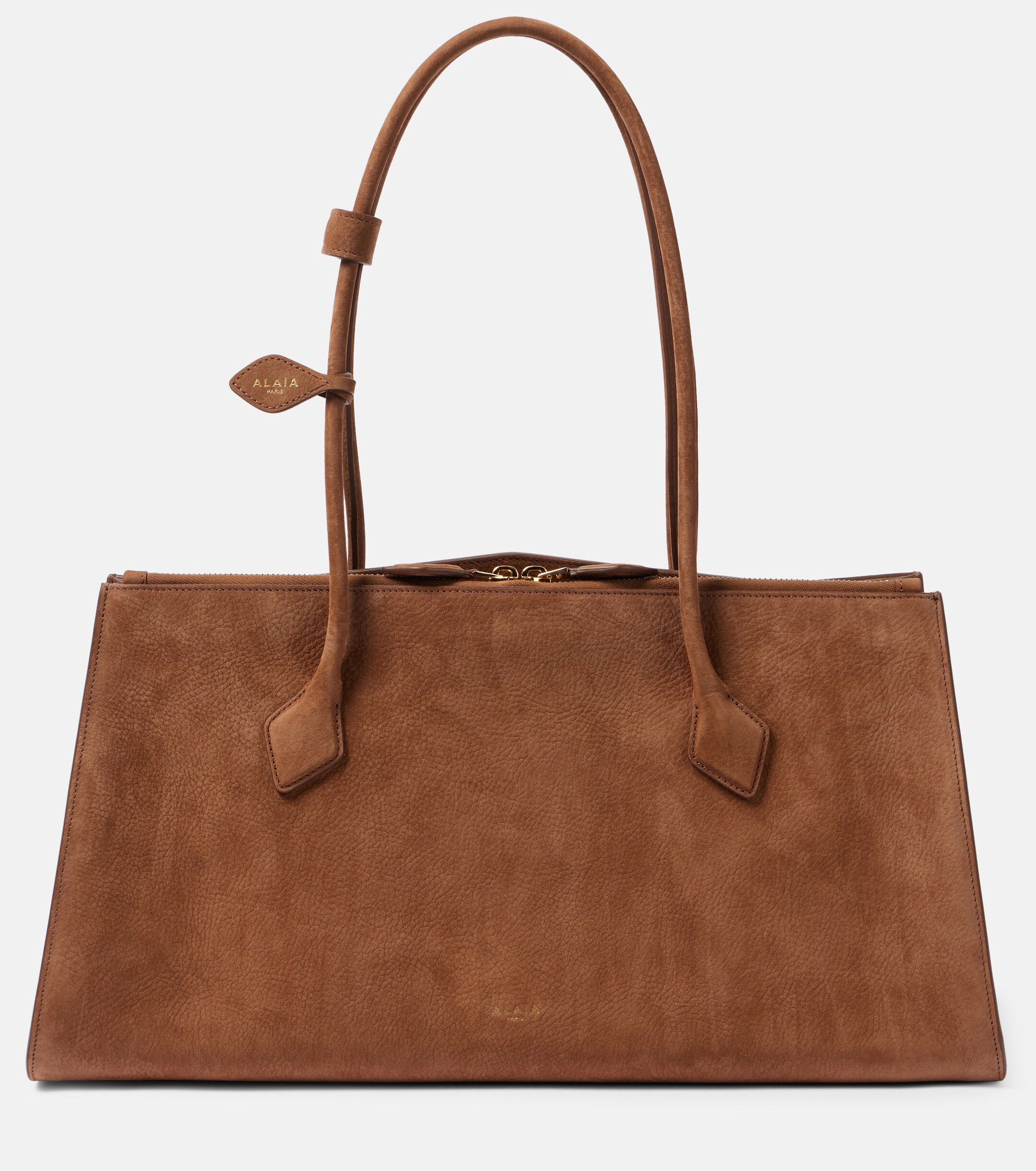 Alaïa Le Teckel suede tote bag