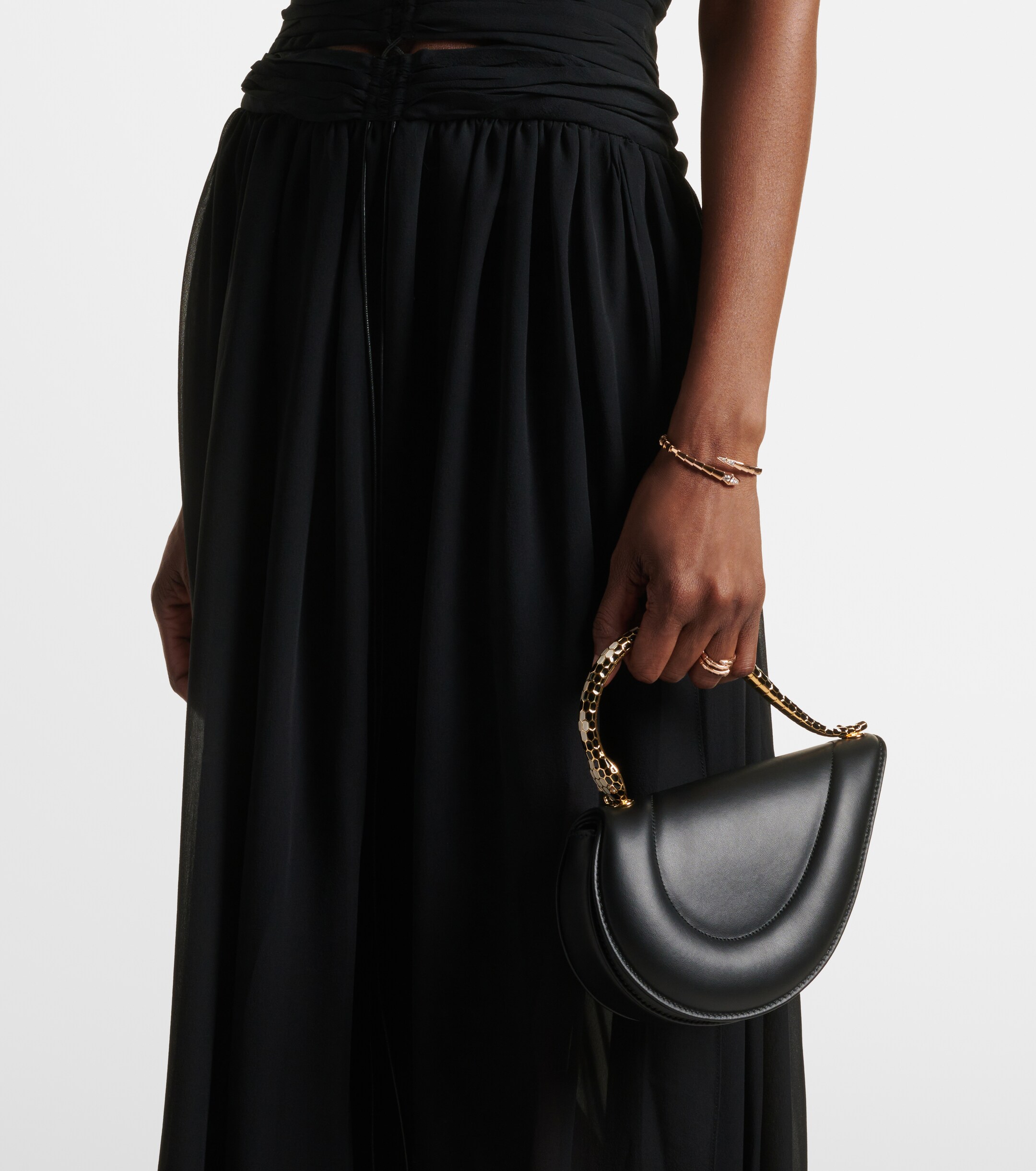 Bvlgari Serpenti Cuore 1968 leather top-handle bag thumbnail