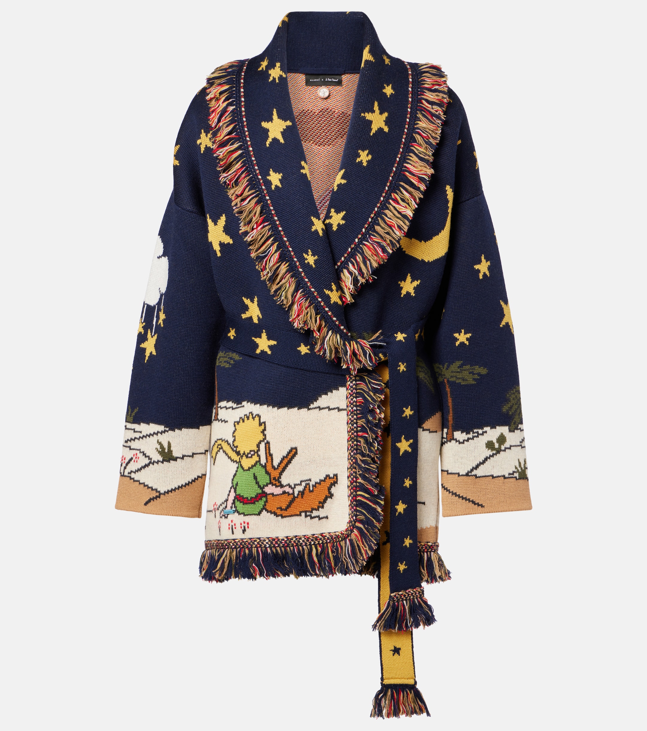 Alanui The Little Prince virgin wool cardigan