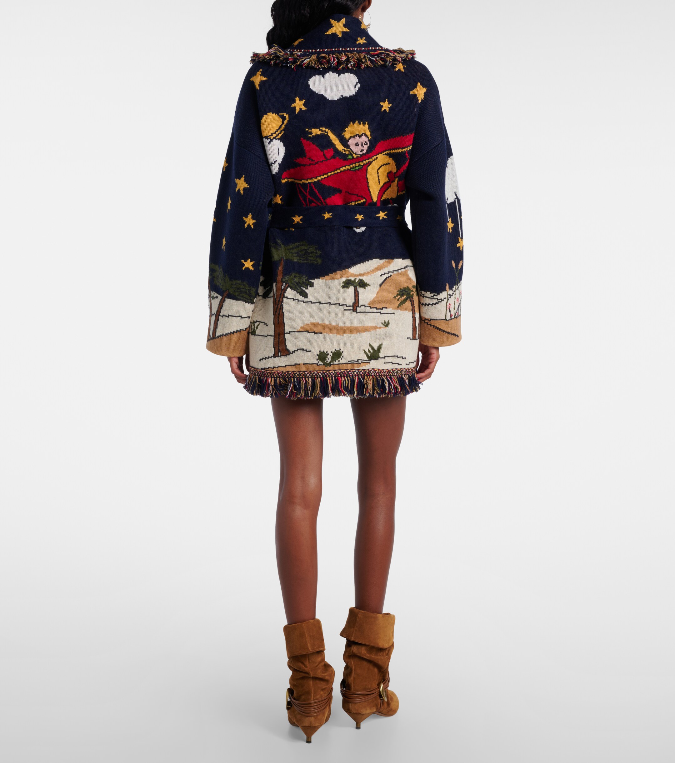Alanui The Little Prince virgin wool cardigan