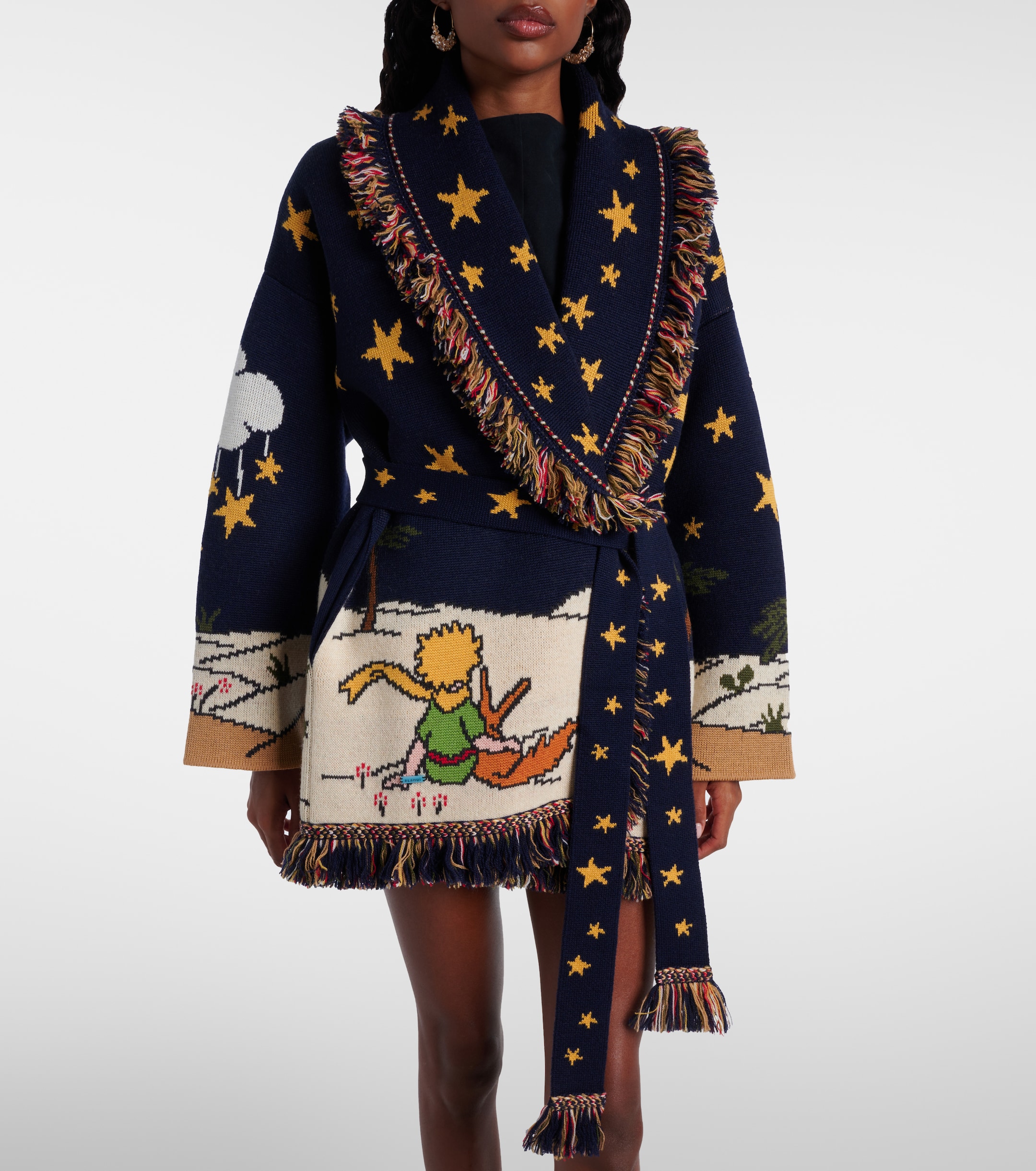 Alanui The Little Prince virgin wool cardigan