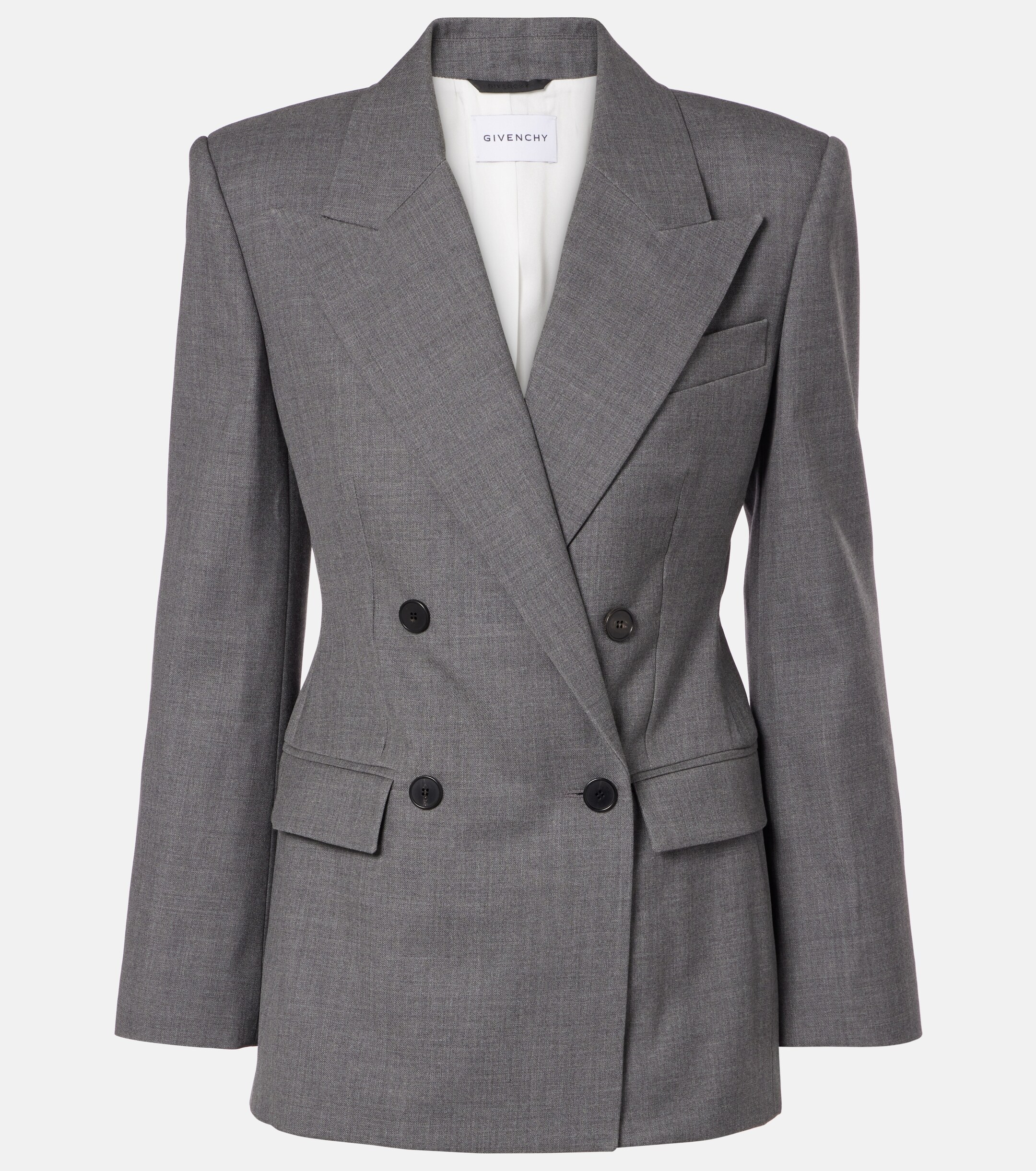 Givenchy Double-breasted wool tuxedo jacket