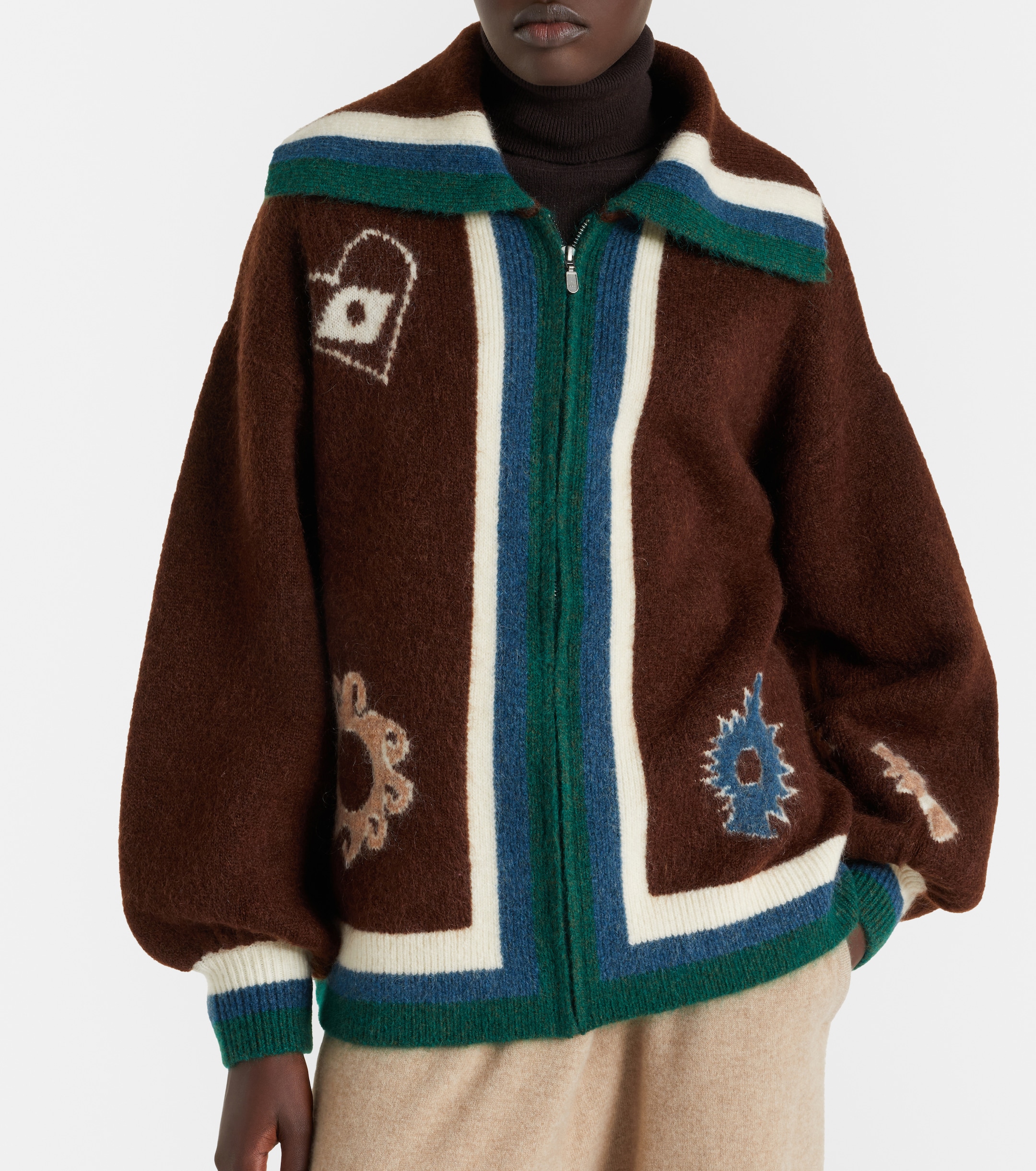 Alémais - Maroc intarsia cardigan | Plush