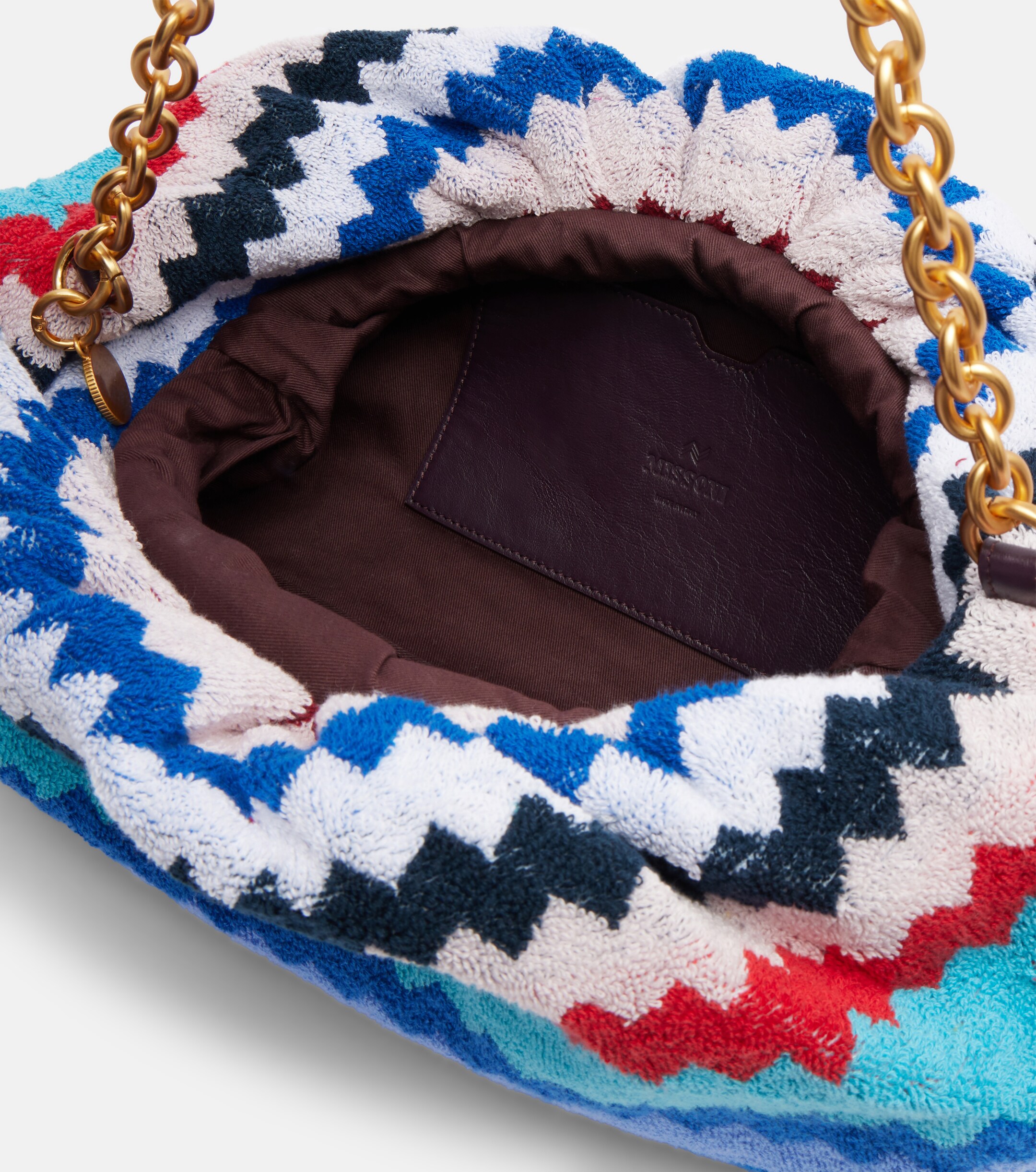 Missoni Zigzag Large terry clutch