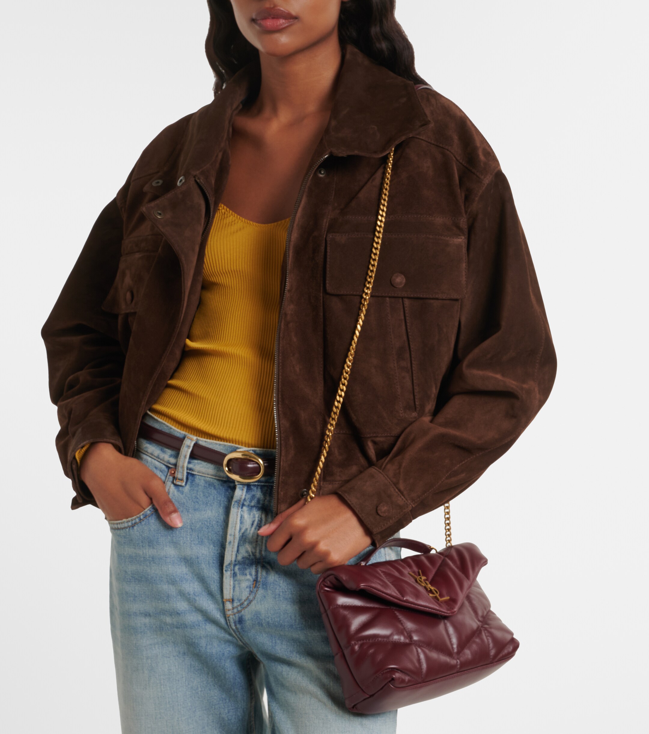 Saint Laurent Toy Puffer leather shoulder bag